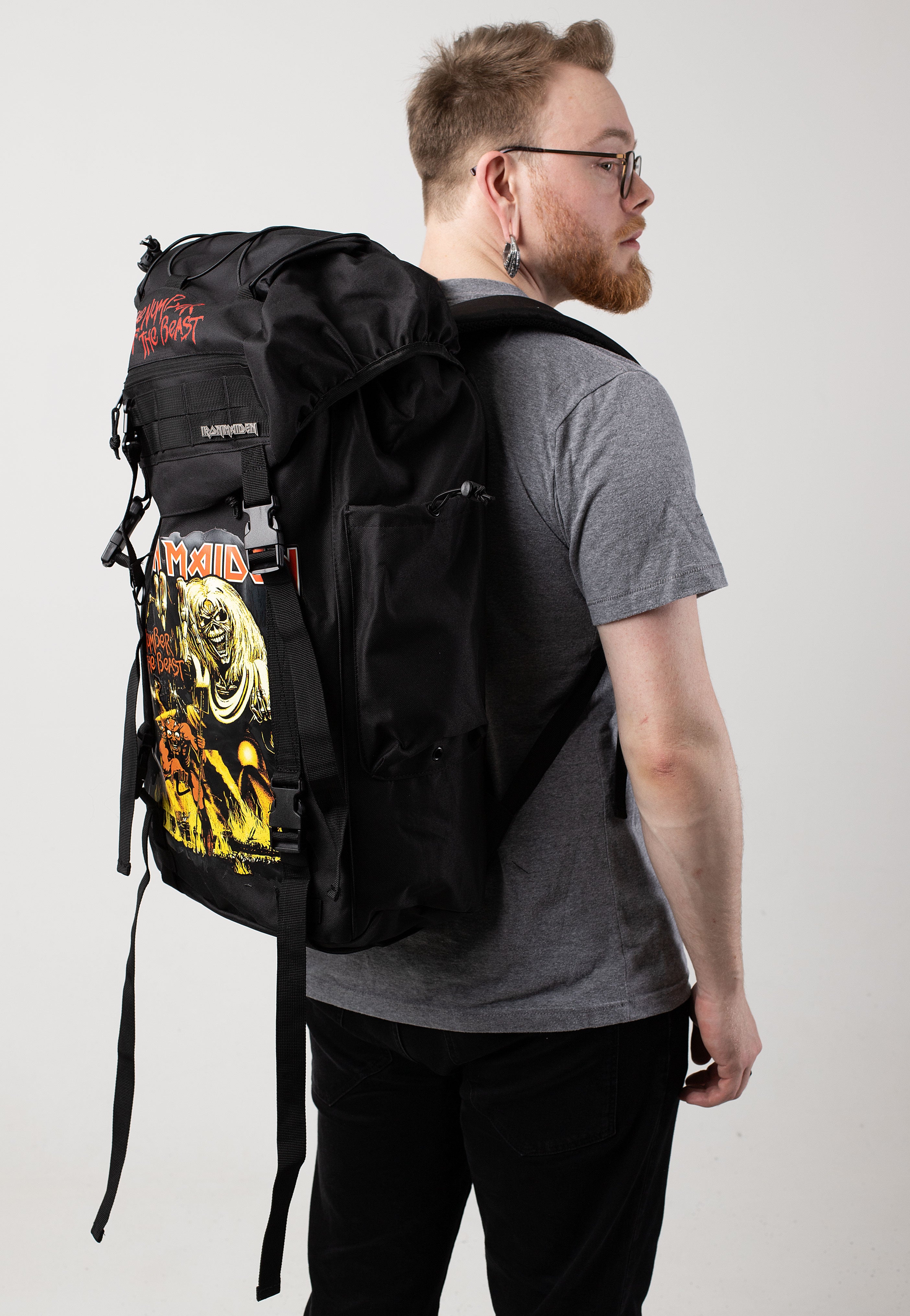 Brandit x Iron Maiden - Festival Black - Backpack | Neutral-Image