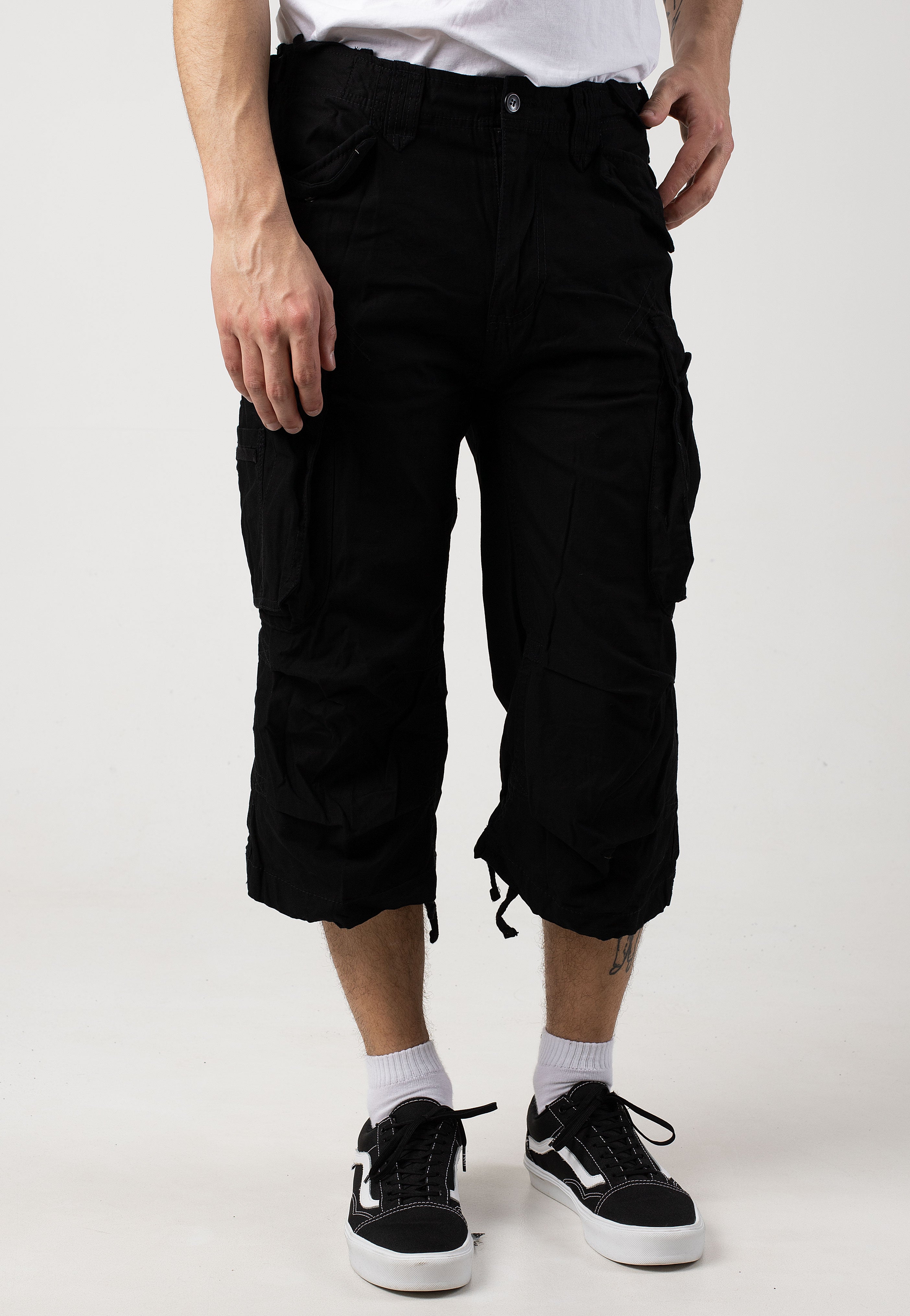 Brandit - Industry 3/4 Schwarz - Shorts | Men-Image