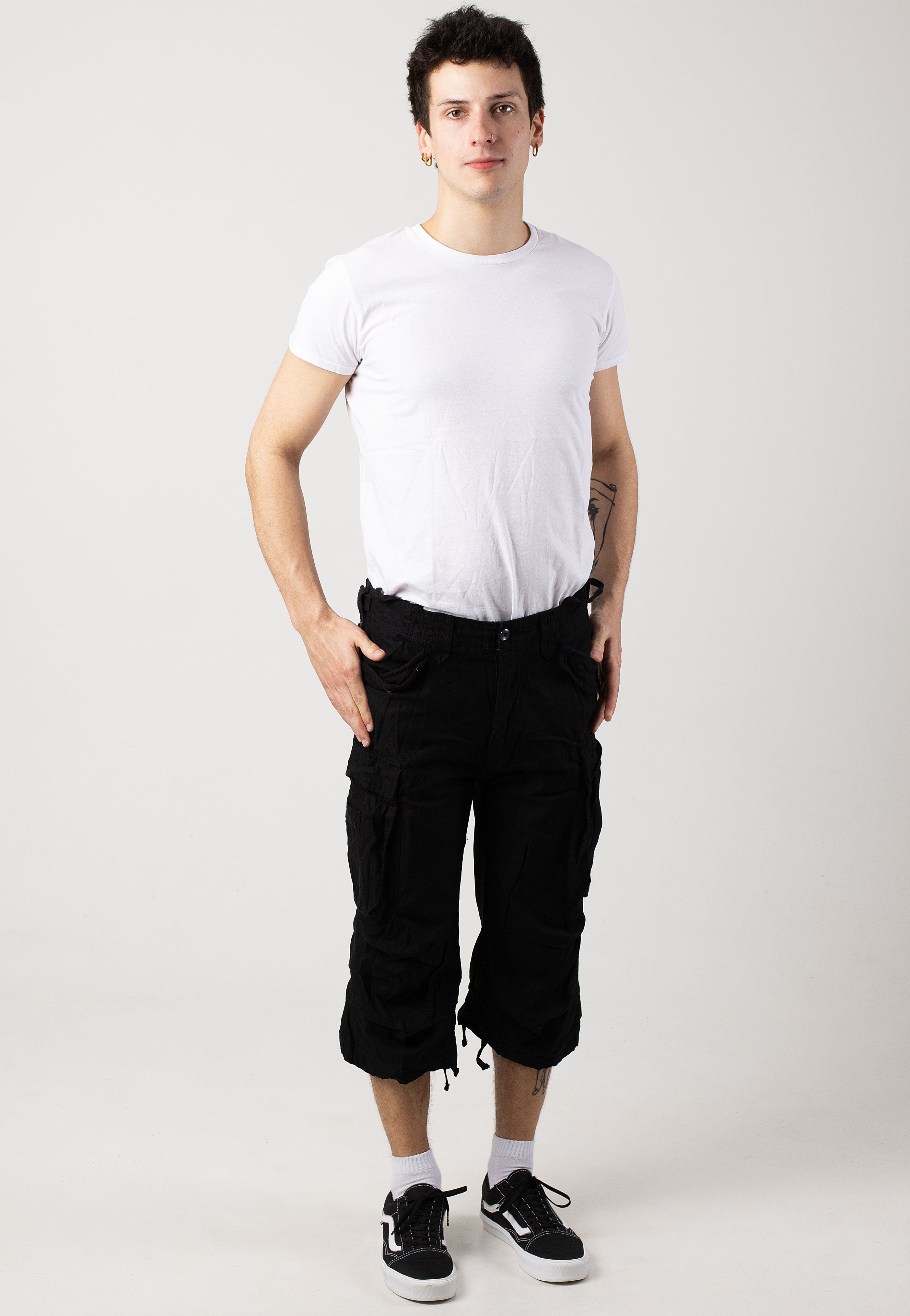 Brandit - Industry 3/4 Schwarz - Shorts | Men-Image