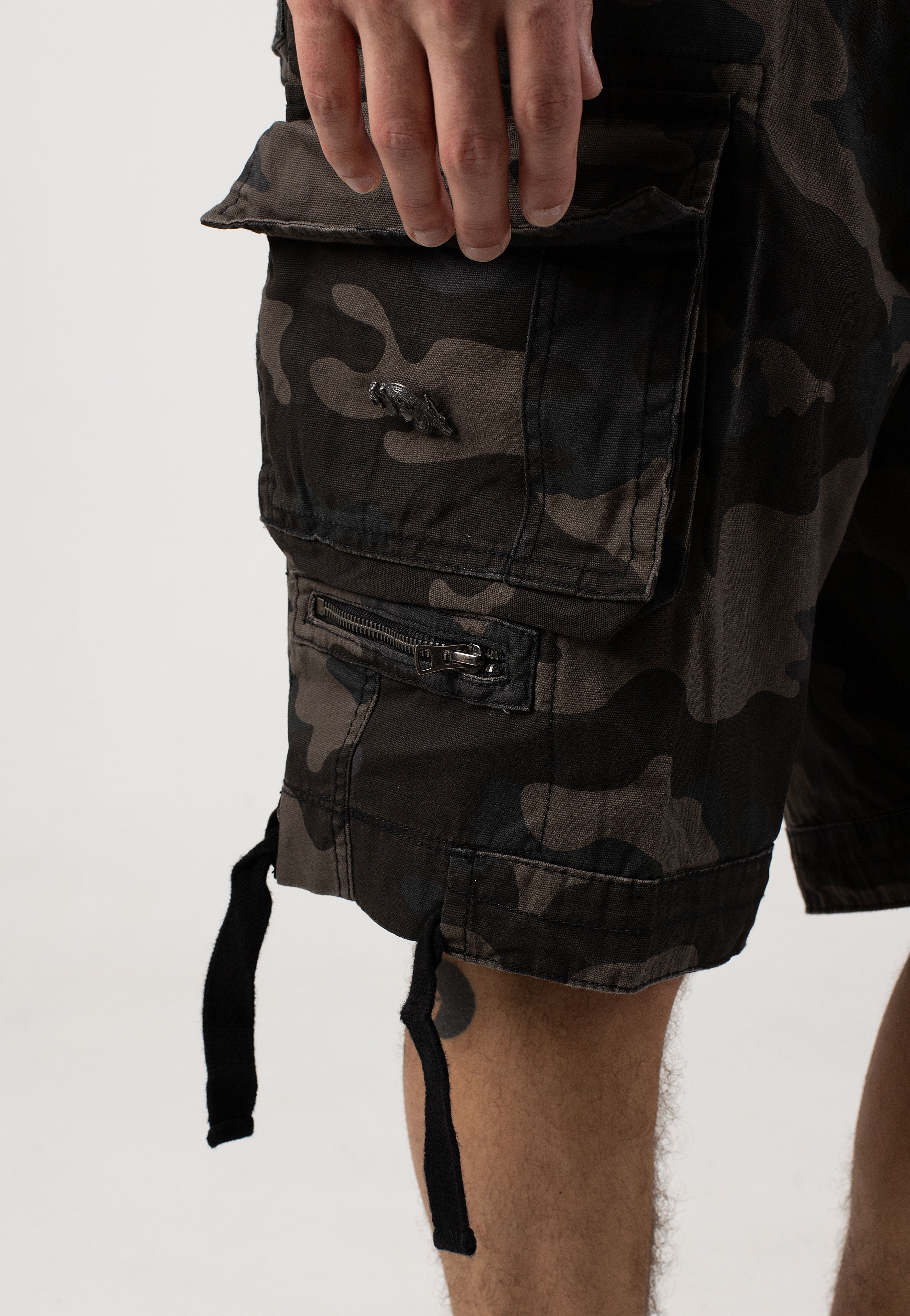 Brandit x Iron Maiden - Savage The Number Of The Beast Darkcamo - Shorts | Men-Image