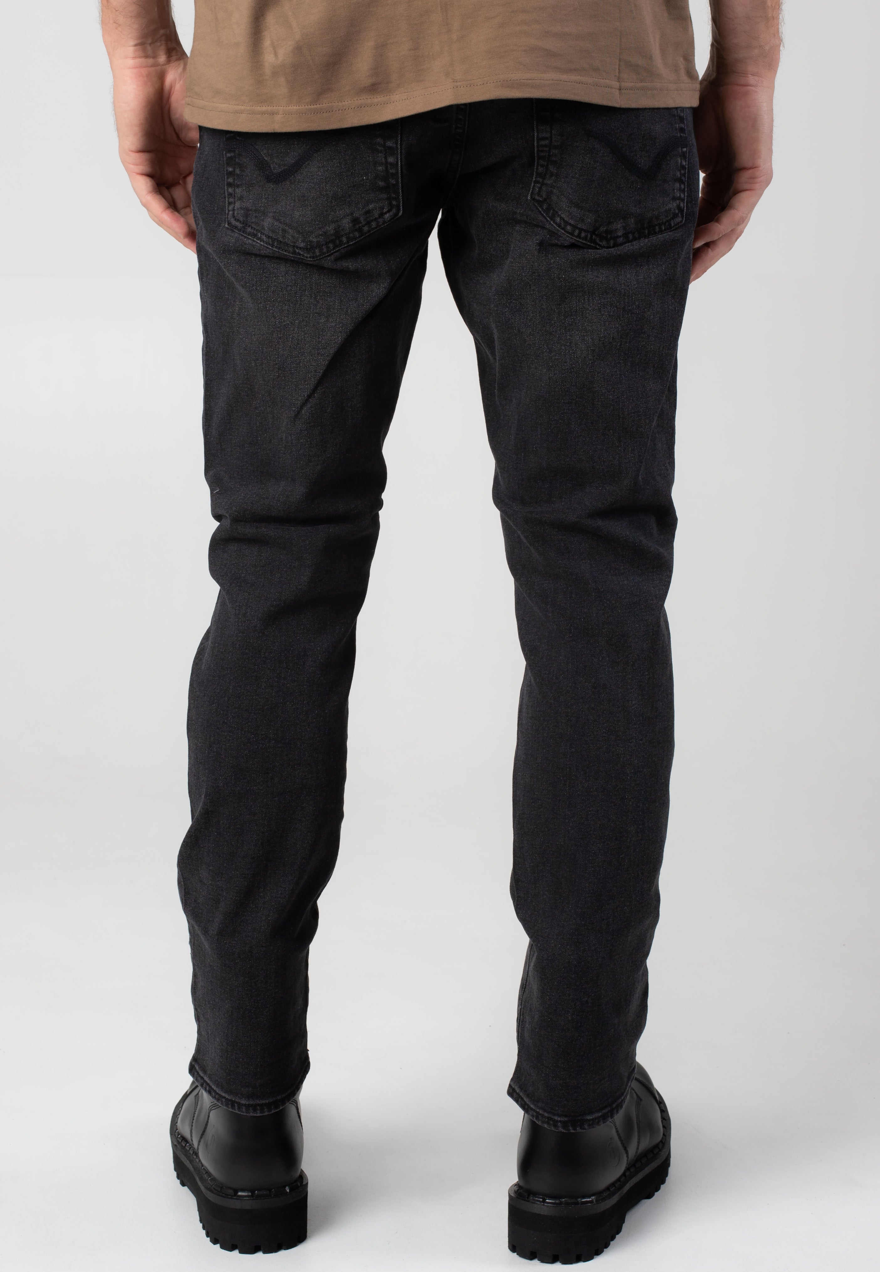 Only & Sons - Onsweft Regular Jax Box Pim Denim OT Washed Black - Jeans | Men-Image