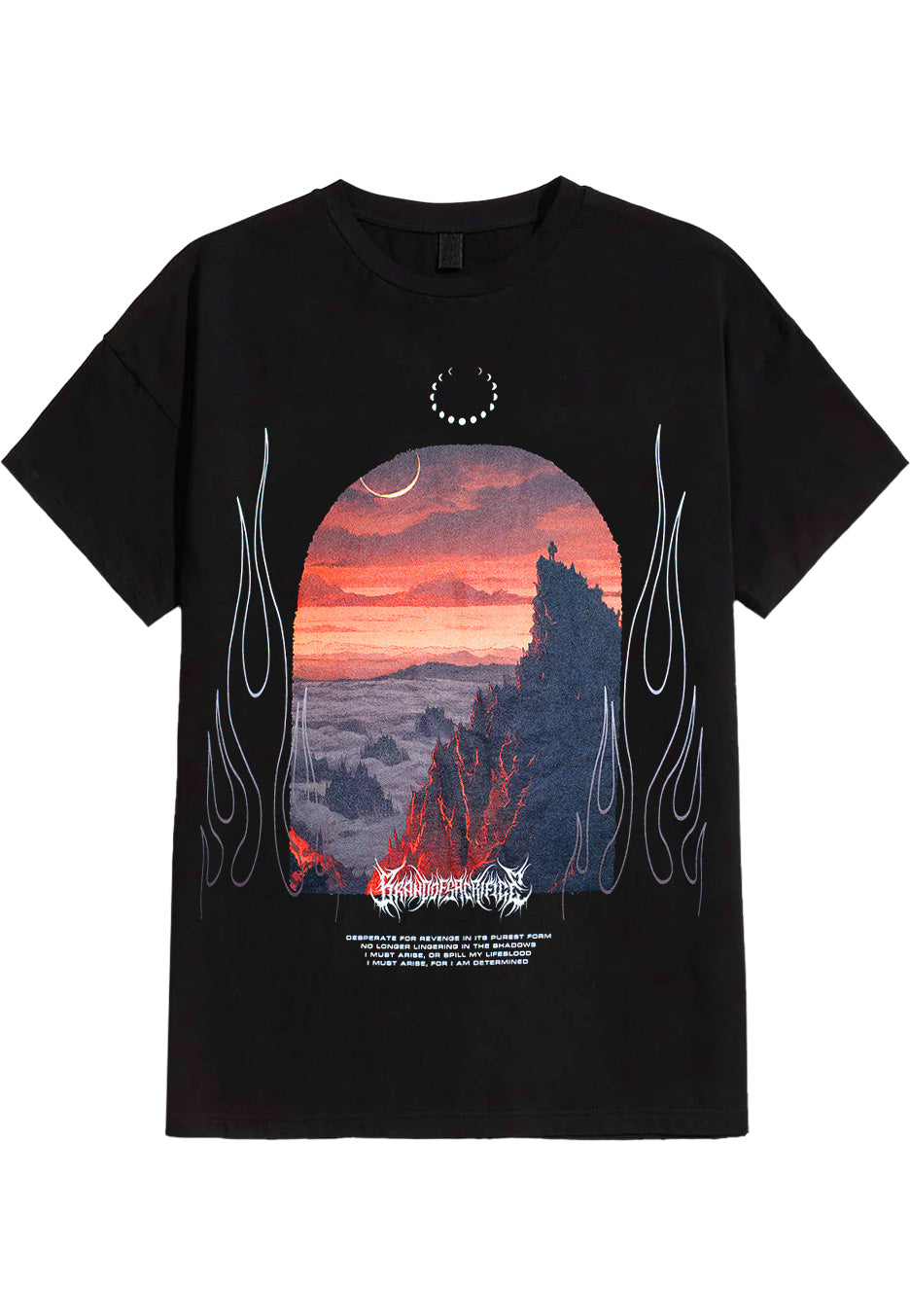Brand Of Sacrifice - Lifeblood Flames - T-Shirt | Neutral-Image