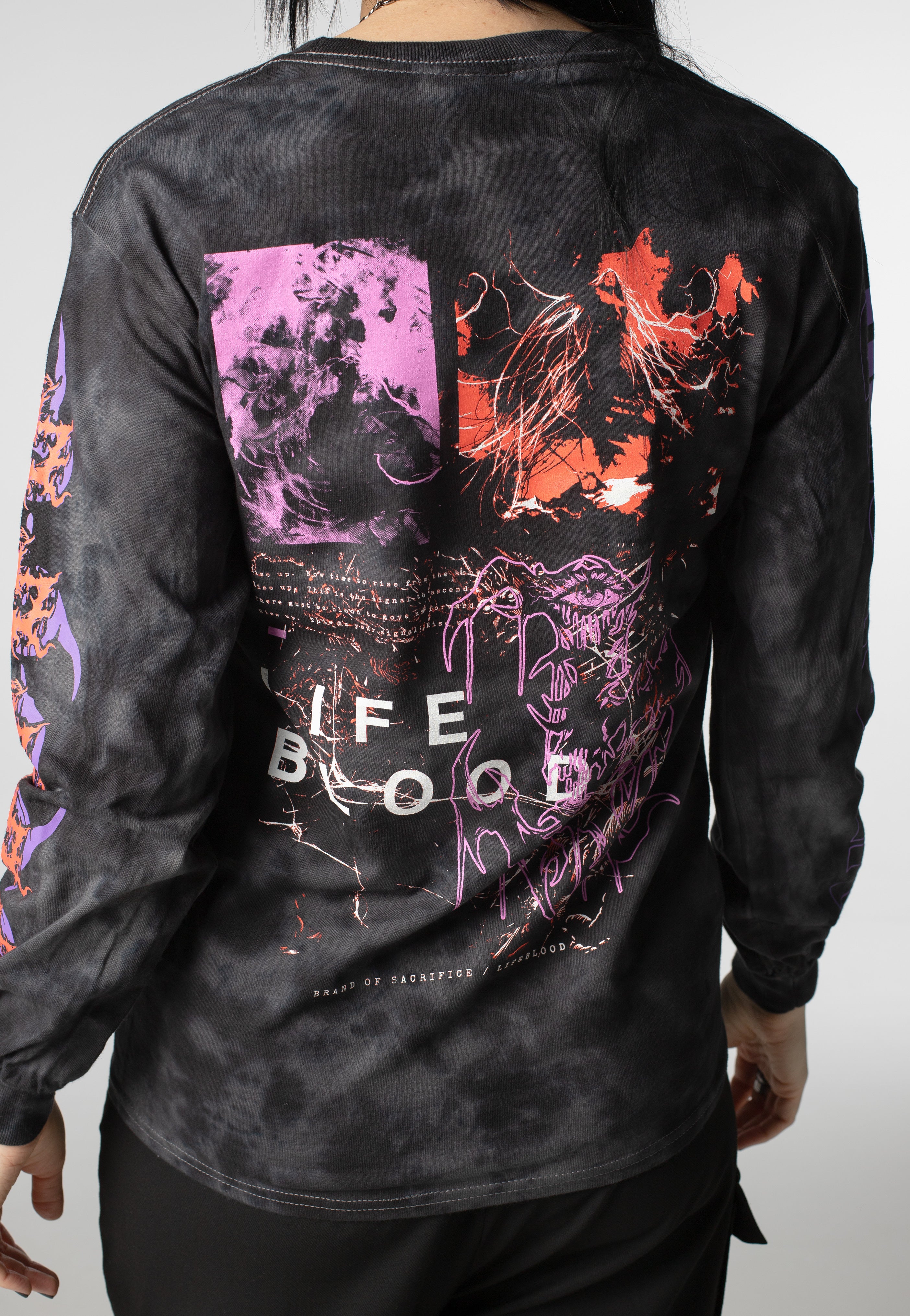 Brand Of Sacrifice - Lifeblood Tie Dye - Longsleeve | Women-Image