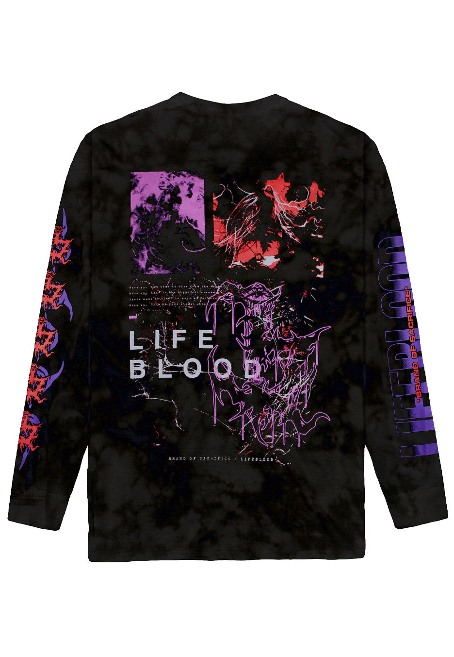 Brand Of Sacrifice - Lifeblood Tie Dye - Longsleeve | Neutral-Image