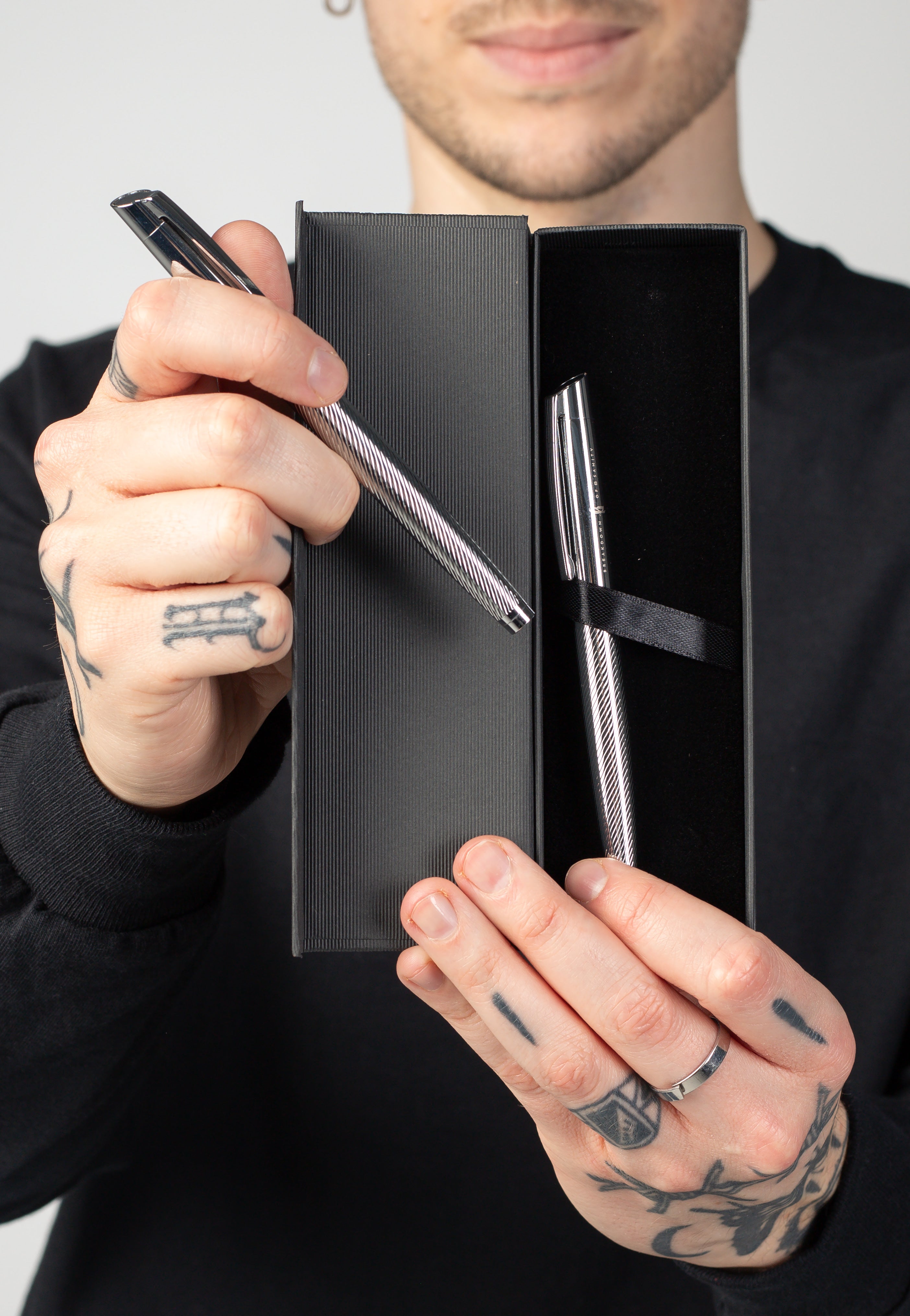 Breakdown Of Sanity - Swiss Logo Silver - Pencil | Neutral-Image