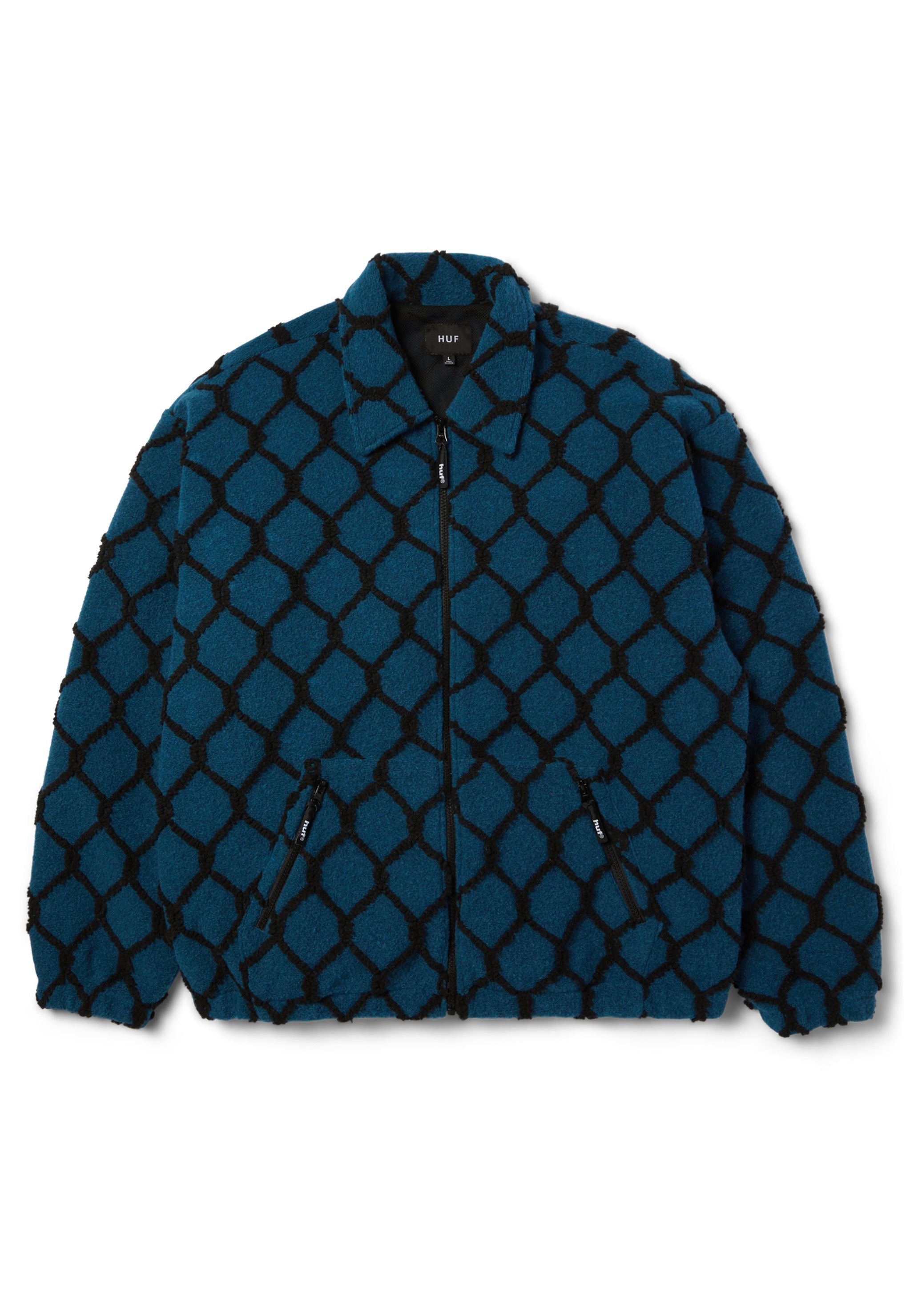 HUF - Breakthrough High Pile Marine Blue - Jacket | Men-Image