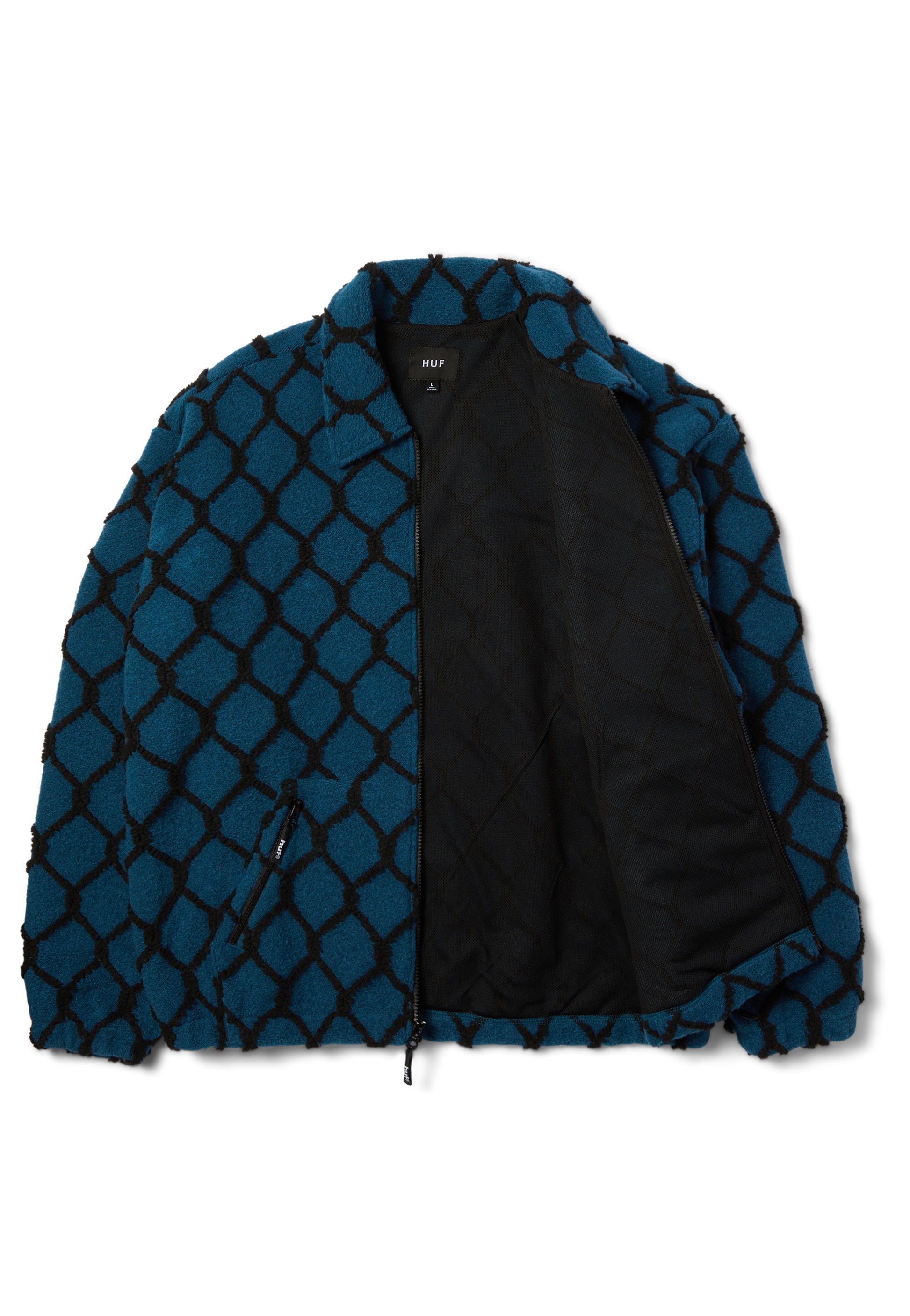 HUF - Breakthrough High Pile Marine Blue - Jacket | Men-Image