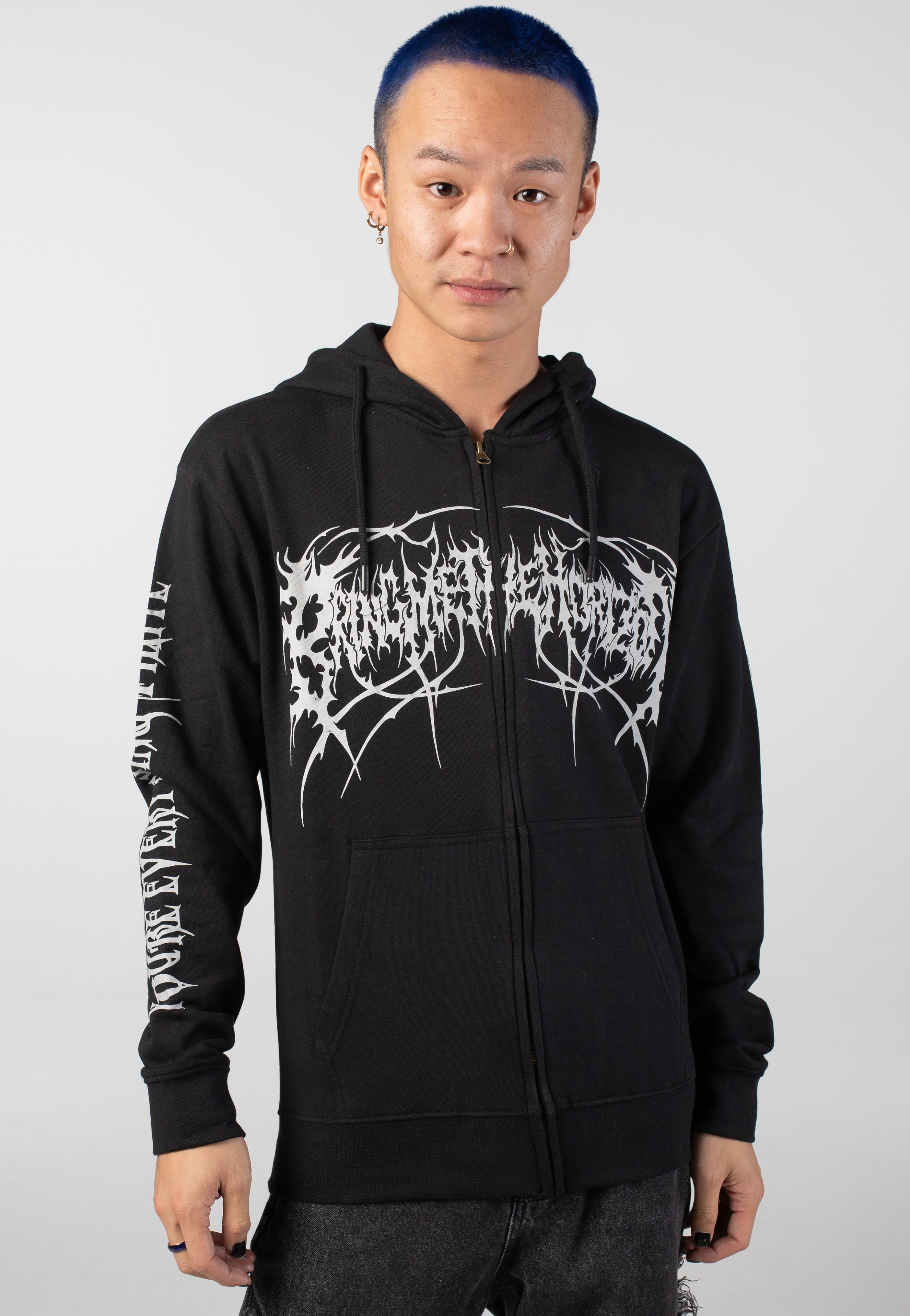 Bring Me The Horizon Metal Logo Genxsis Zipper | Men-Image