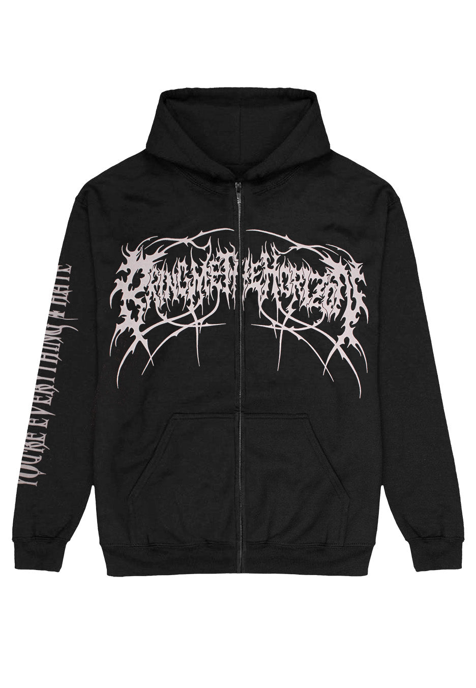 Bring Me The Horizon Metal Logo Genxsis Zipper | Neutral-Image