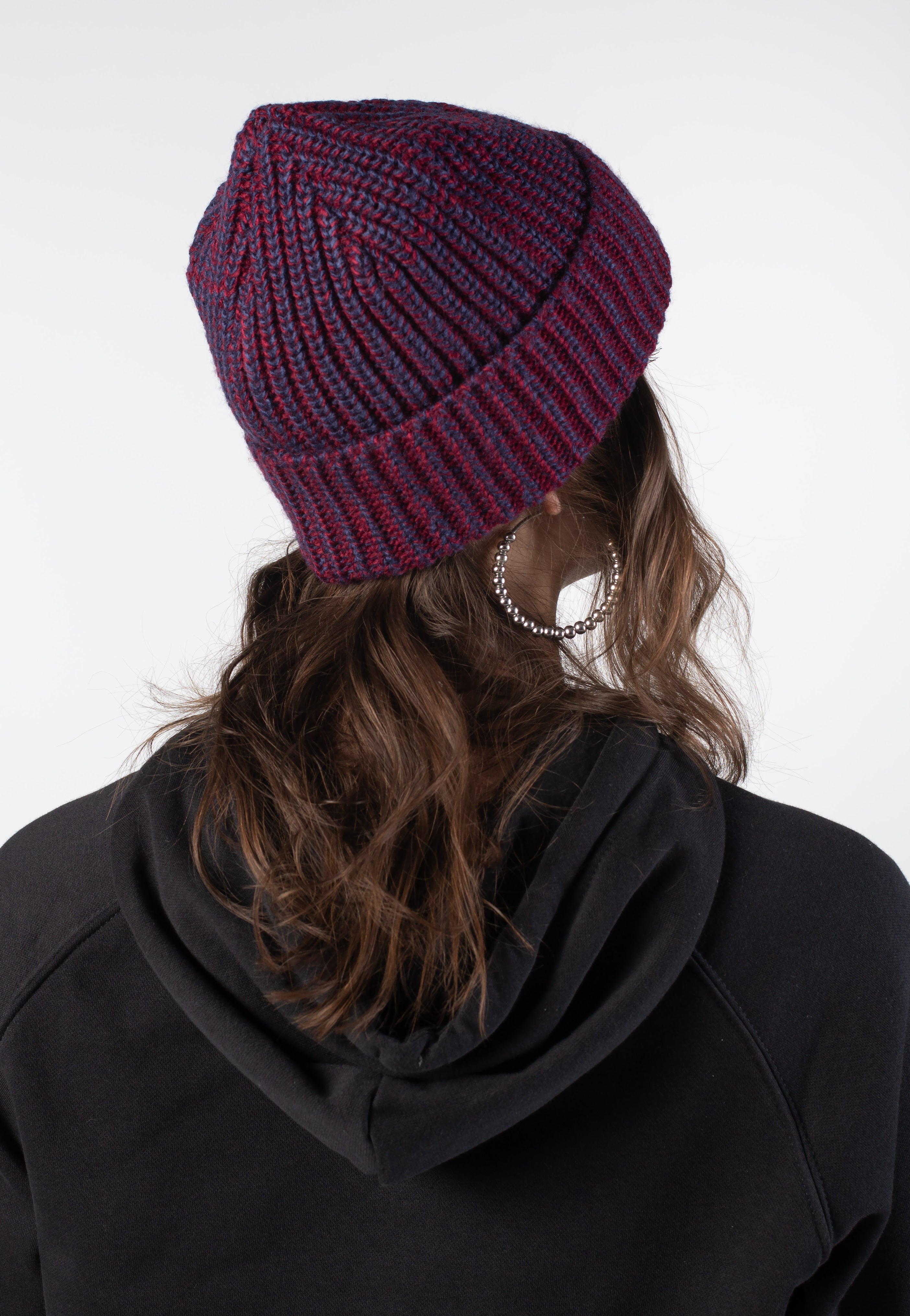 Brixton - Altered Threads Mood Indigo/Burgundy - Beanie | Neutral-Image