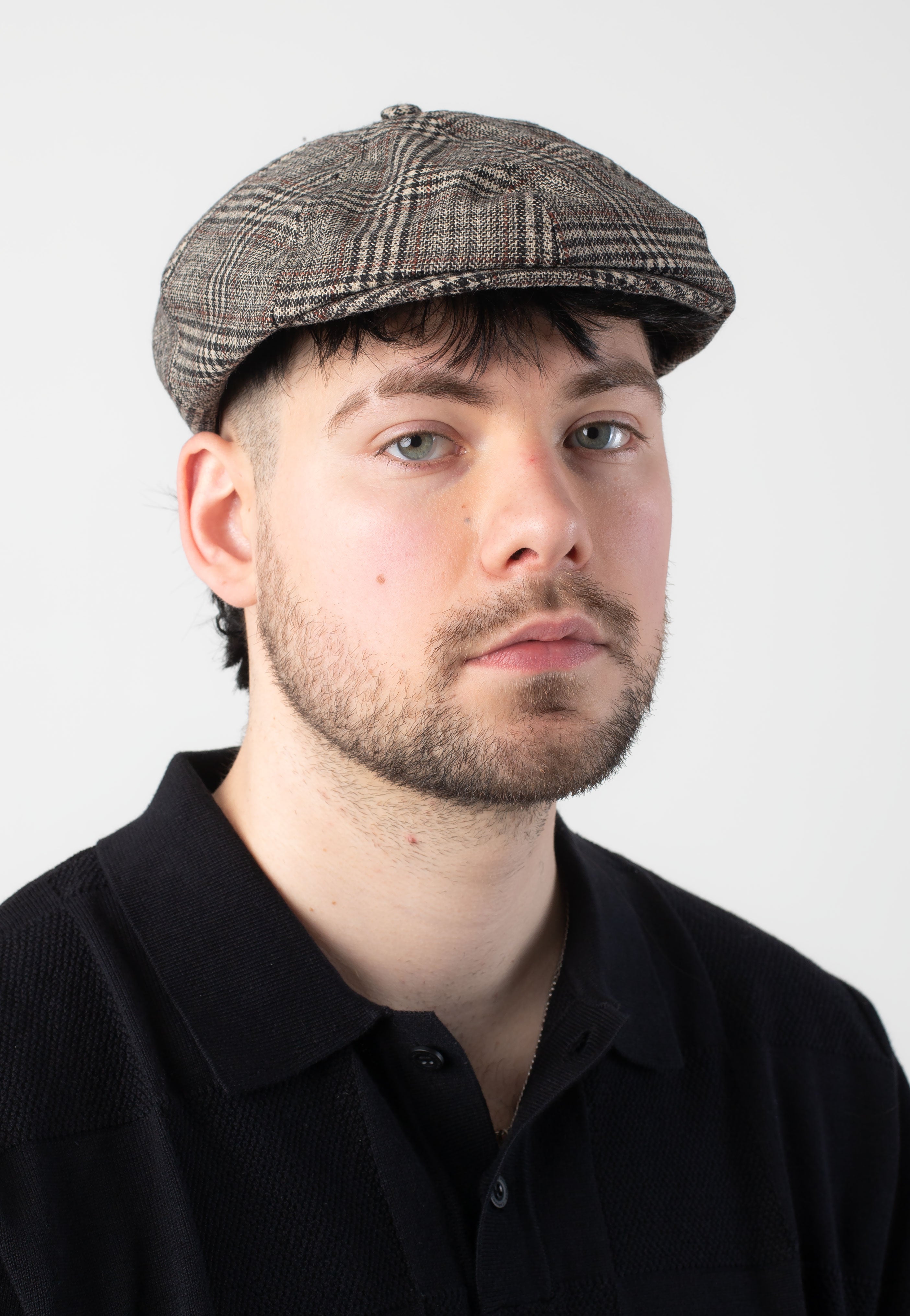 Brixton - Brood Snap Khaki/Brown Plaid - Hat | Neutral-Image