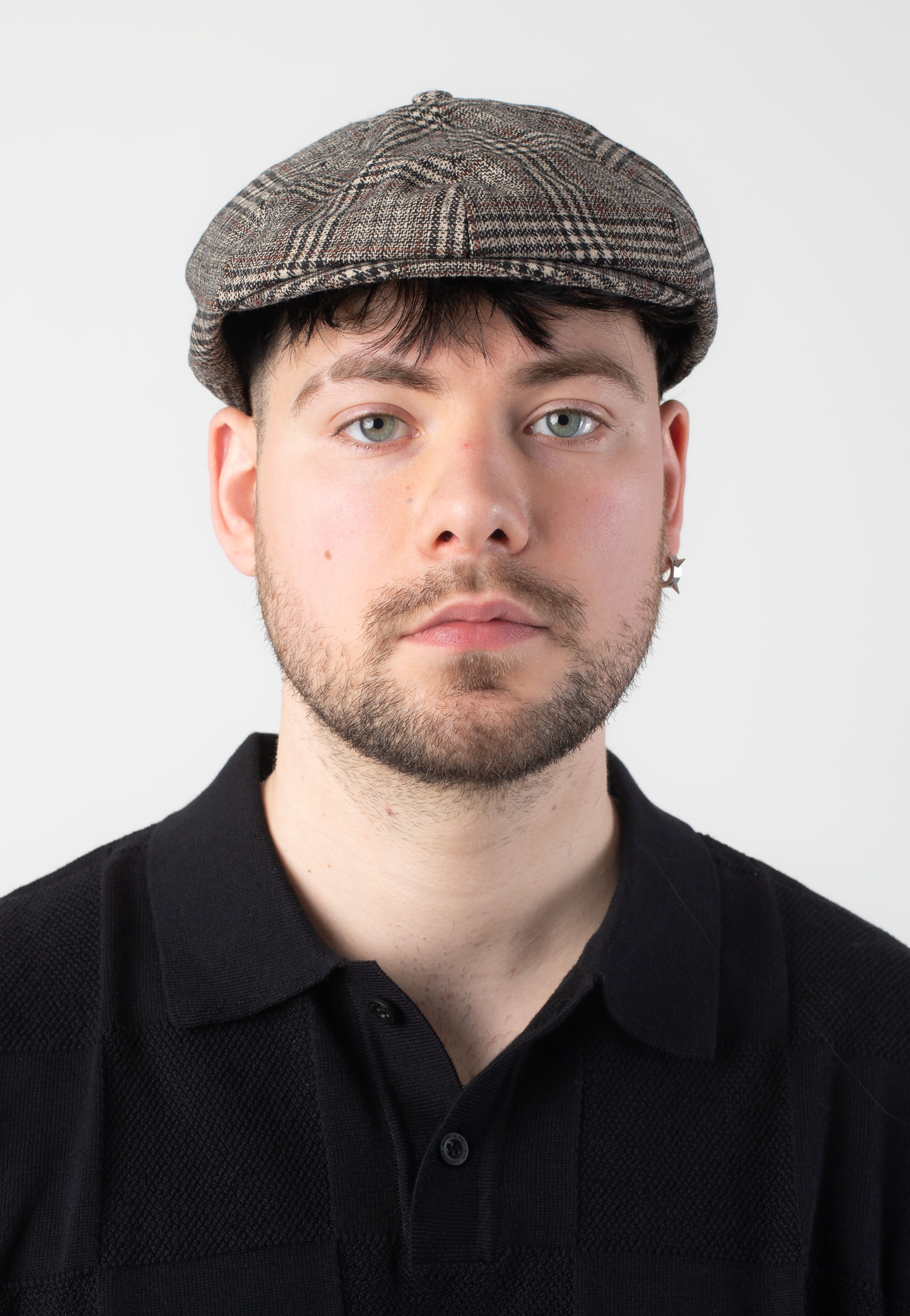 Brixton - Brood Snap Khaki/Brown Plaid - Hat | Neutral-Image