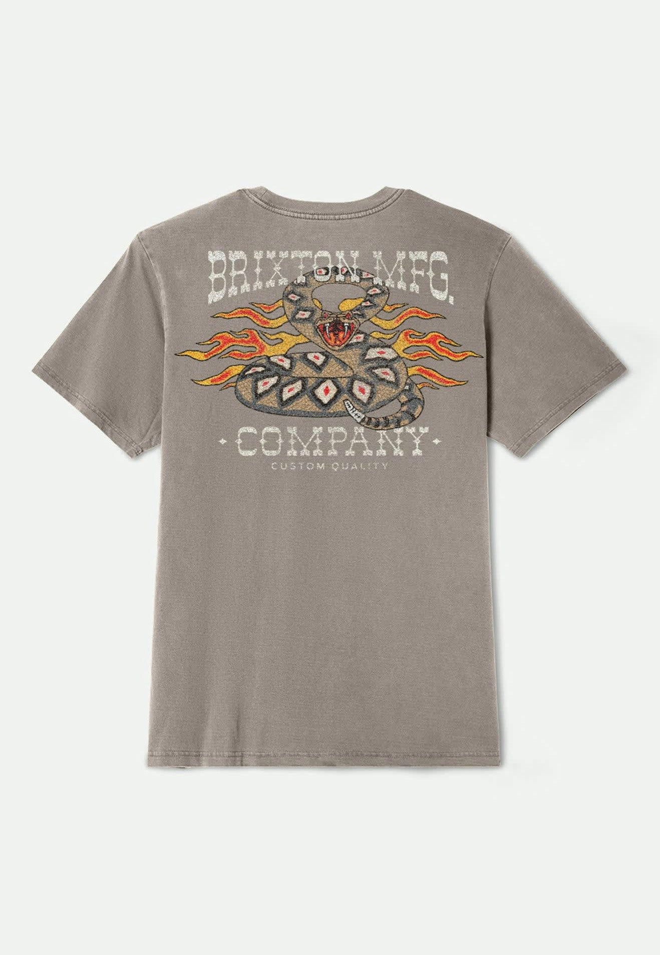 Brixton - Hardee Cinder Worn Wash - T-Shirt | Men-Image