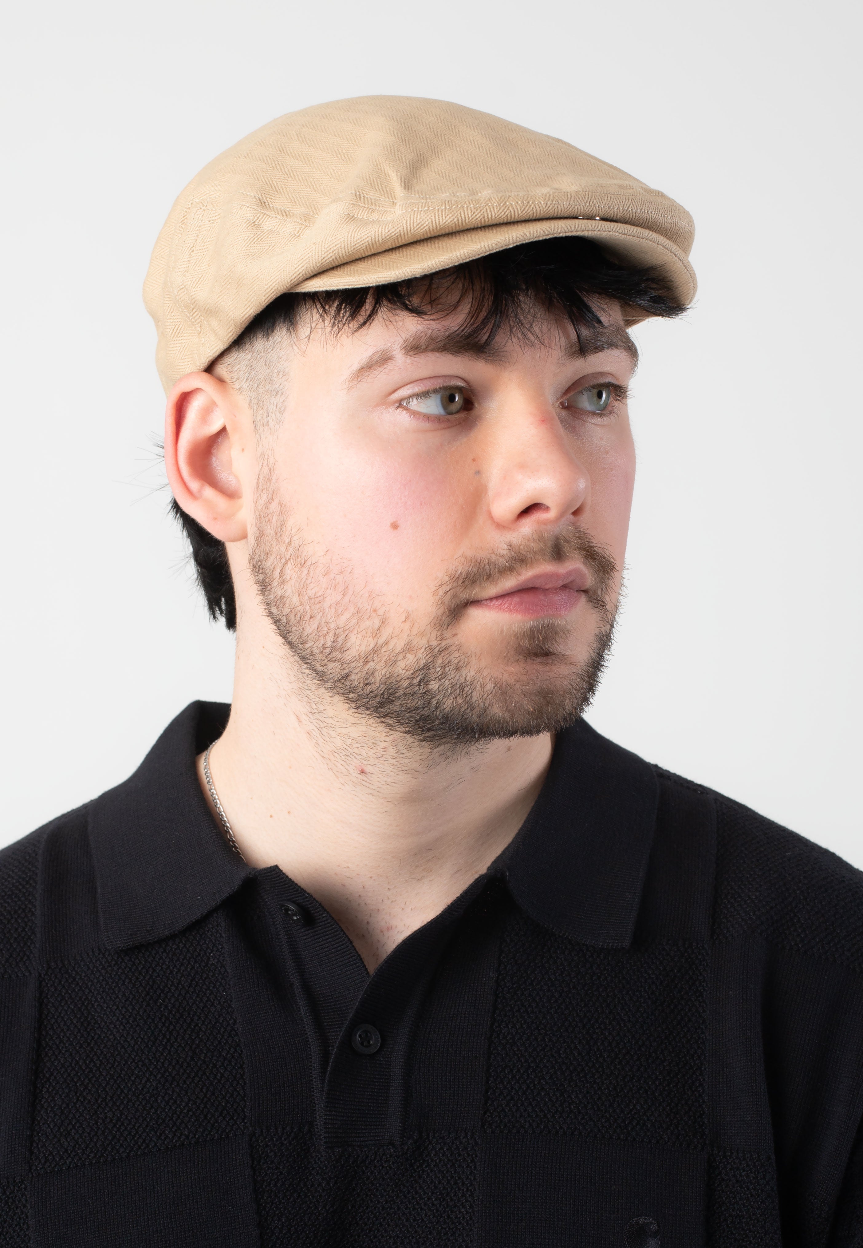 Brixton - Hooligan Snap Khaki/Sand Herringbone - Hat | Neutral-Image