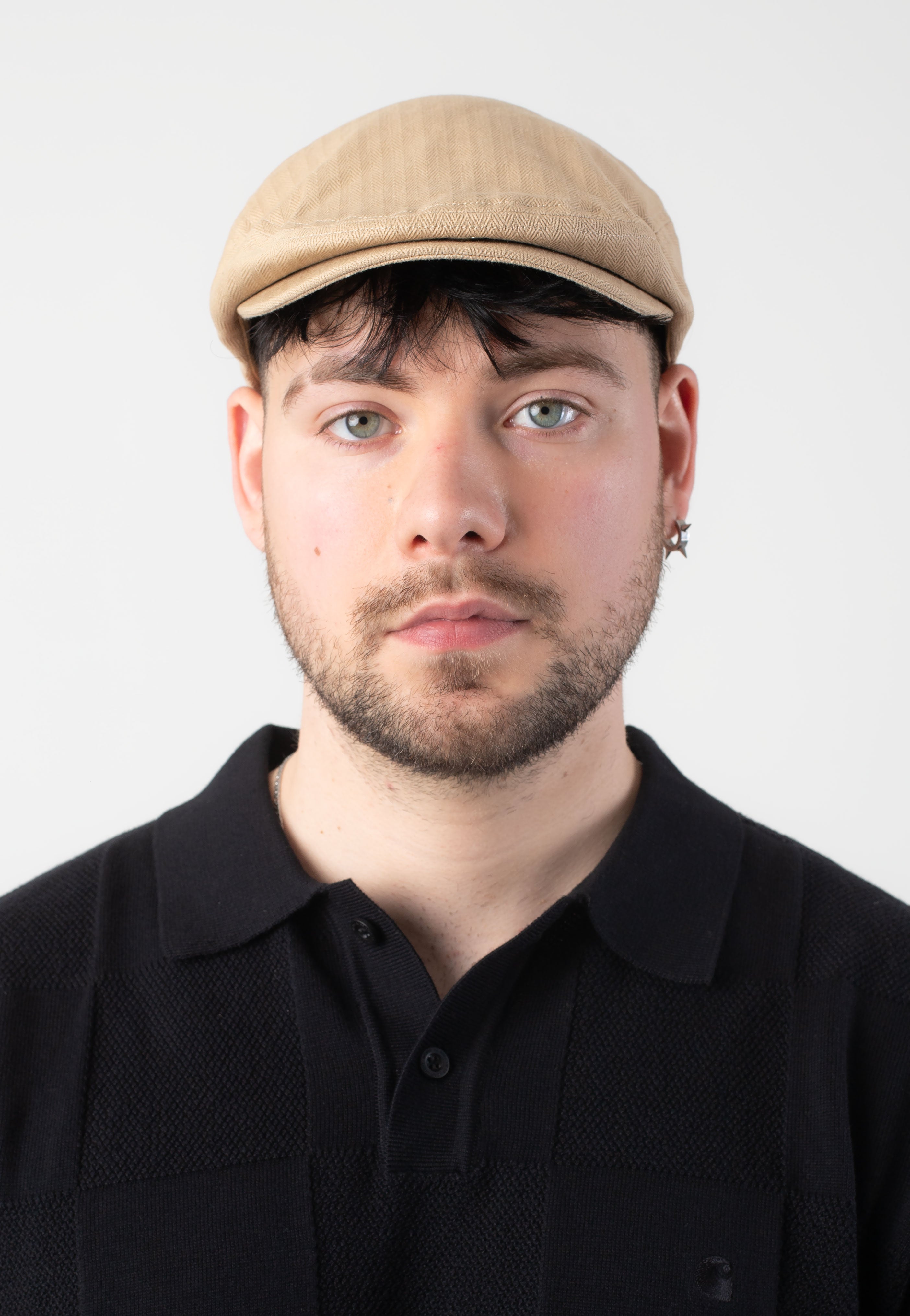 Brixton - Hooligan Snap Khaki/Sand Herringbone - Hat | Neutral-Image