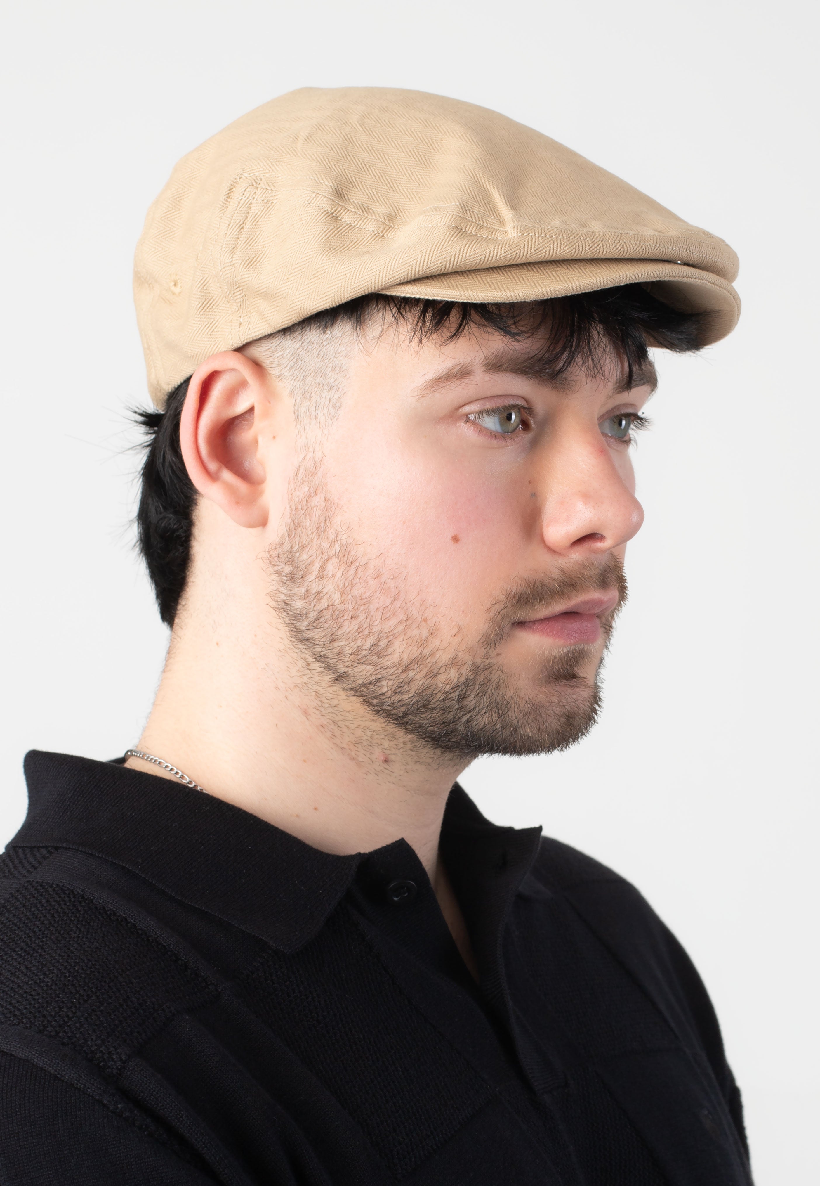 Brixton - Hooligan Snap Khaki/Sand Herringbone - Hat | Neutral-Image