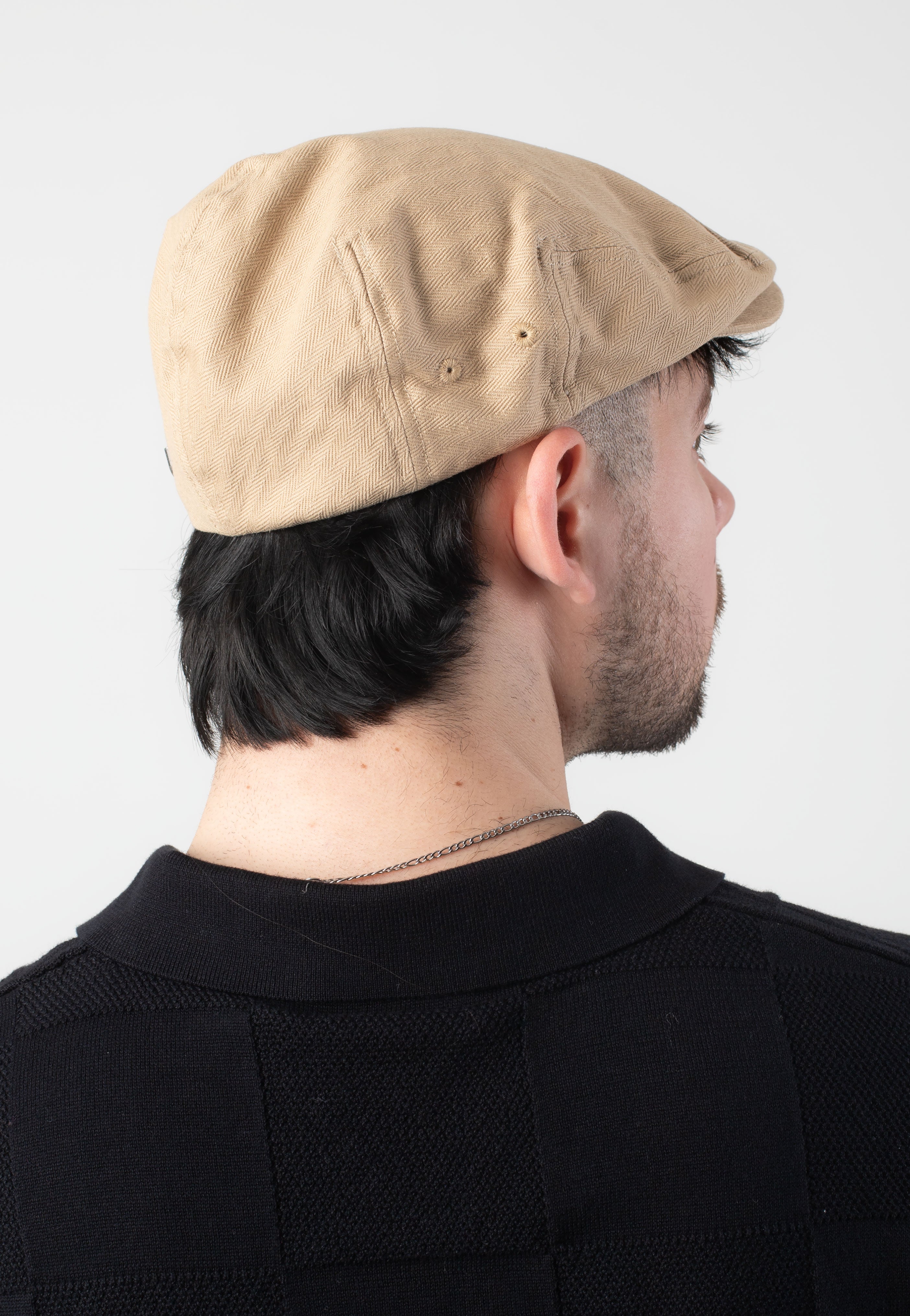Brixton - Hooligan Snap Khaki/Sand Herringbone - Hat | Neutral-Image