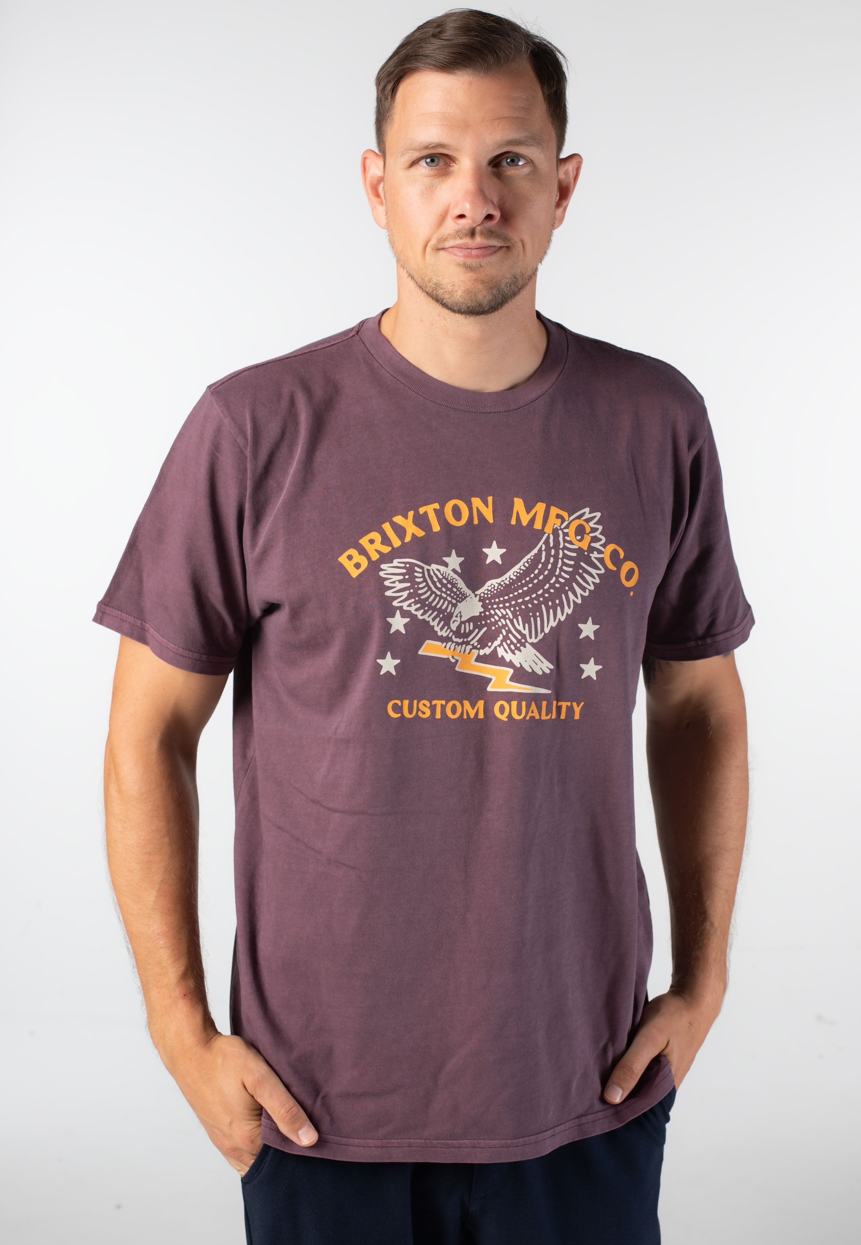 Brixton - Lamont Port Worn Wash - T-Shirt | Men-Image