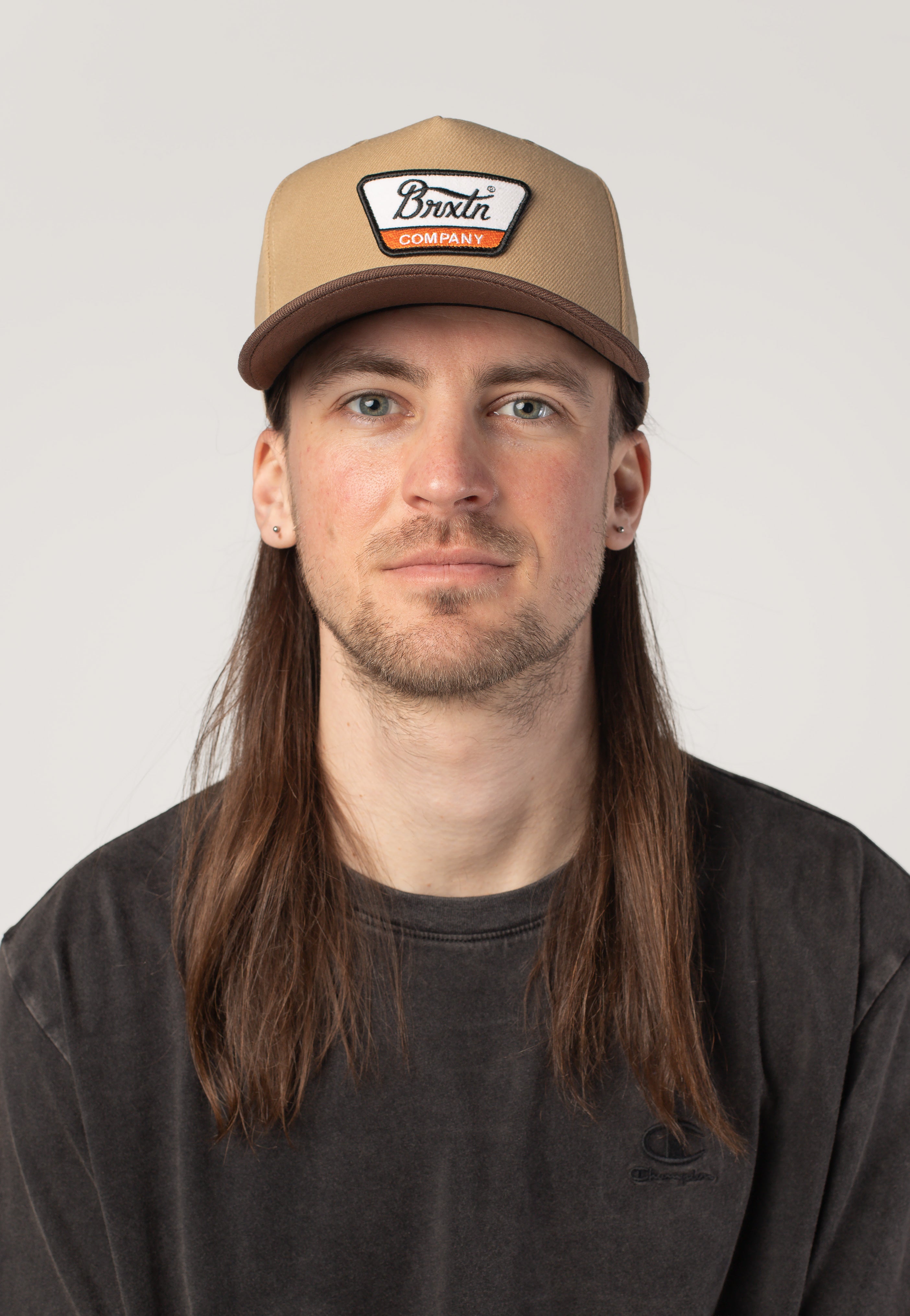 Brixton - Linwood C Netplus Sand/Pinecone Brown - Cap | Neutral-Image