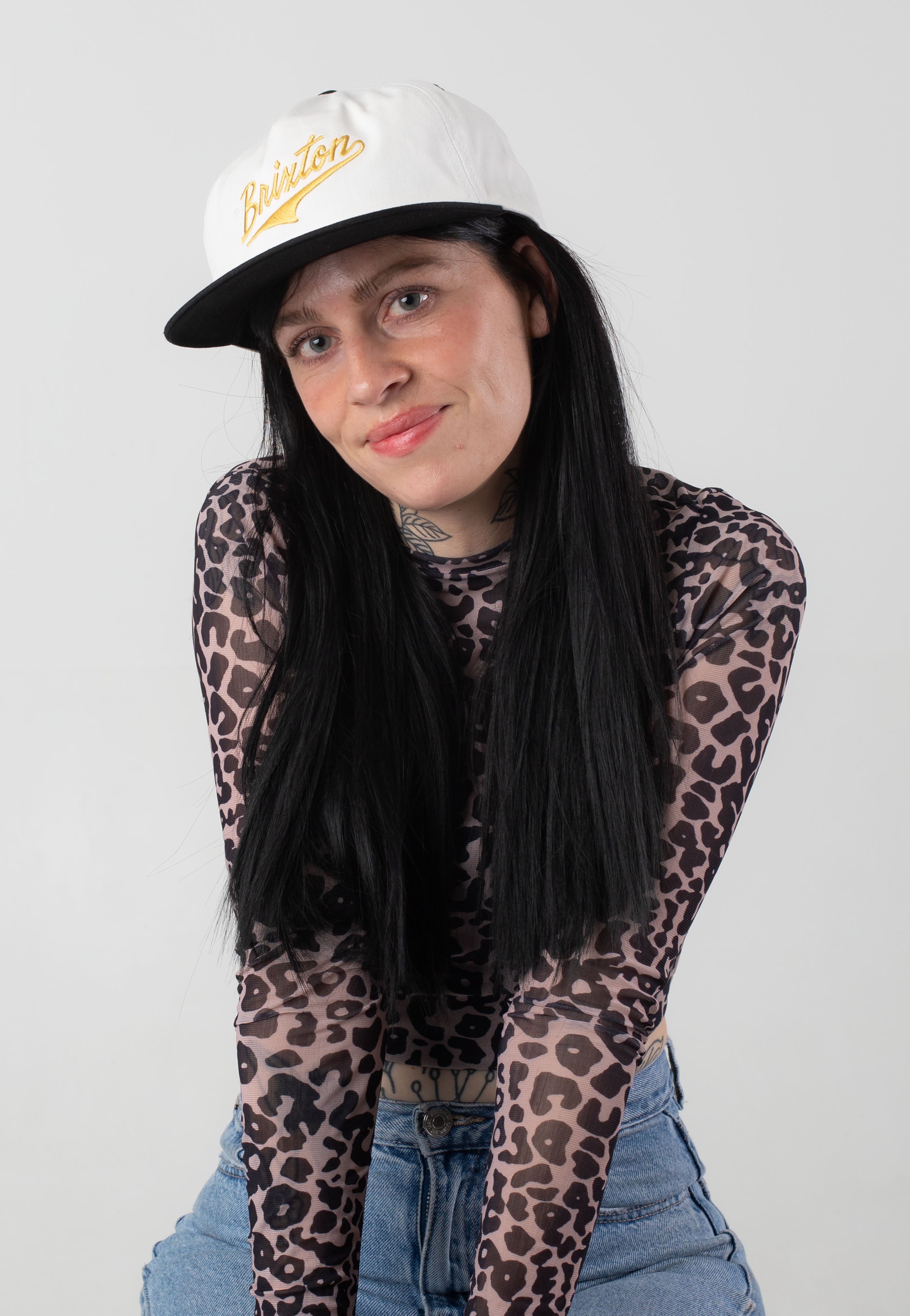 Brixton - The League Black/Off White - Cap | Neutral-Image