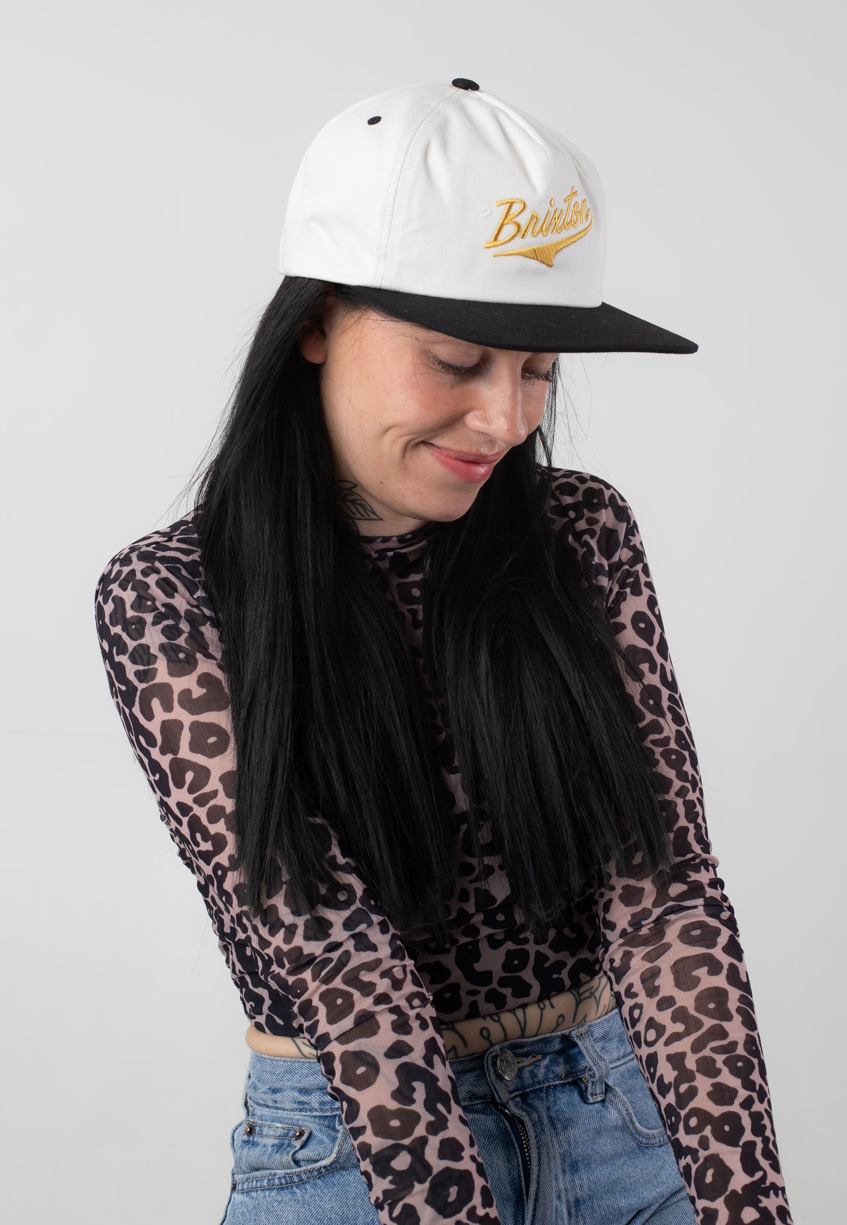 Brixton - The League Black/Off White - Cap | Neutral-Image