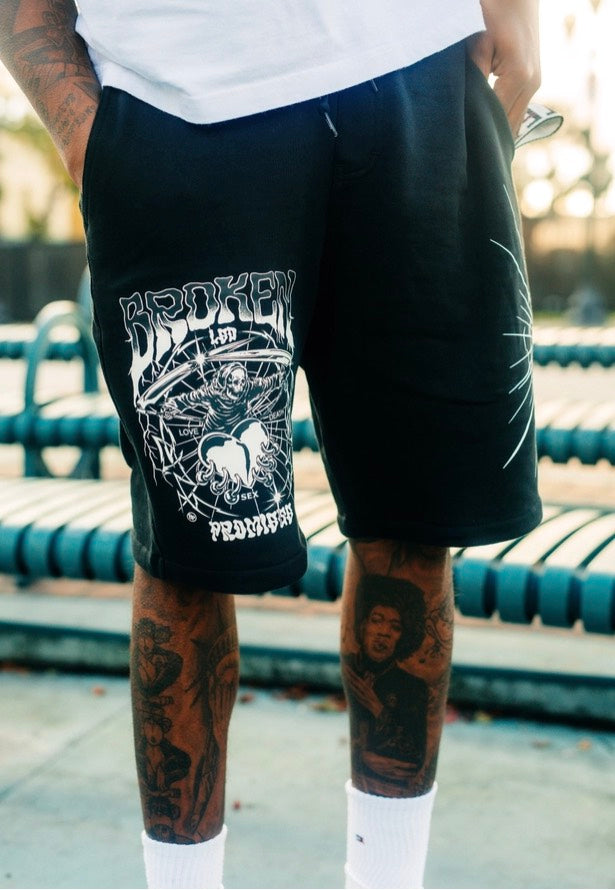 Broken Promises - Lsd Reaper Black - Shorts | Men-Image