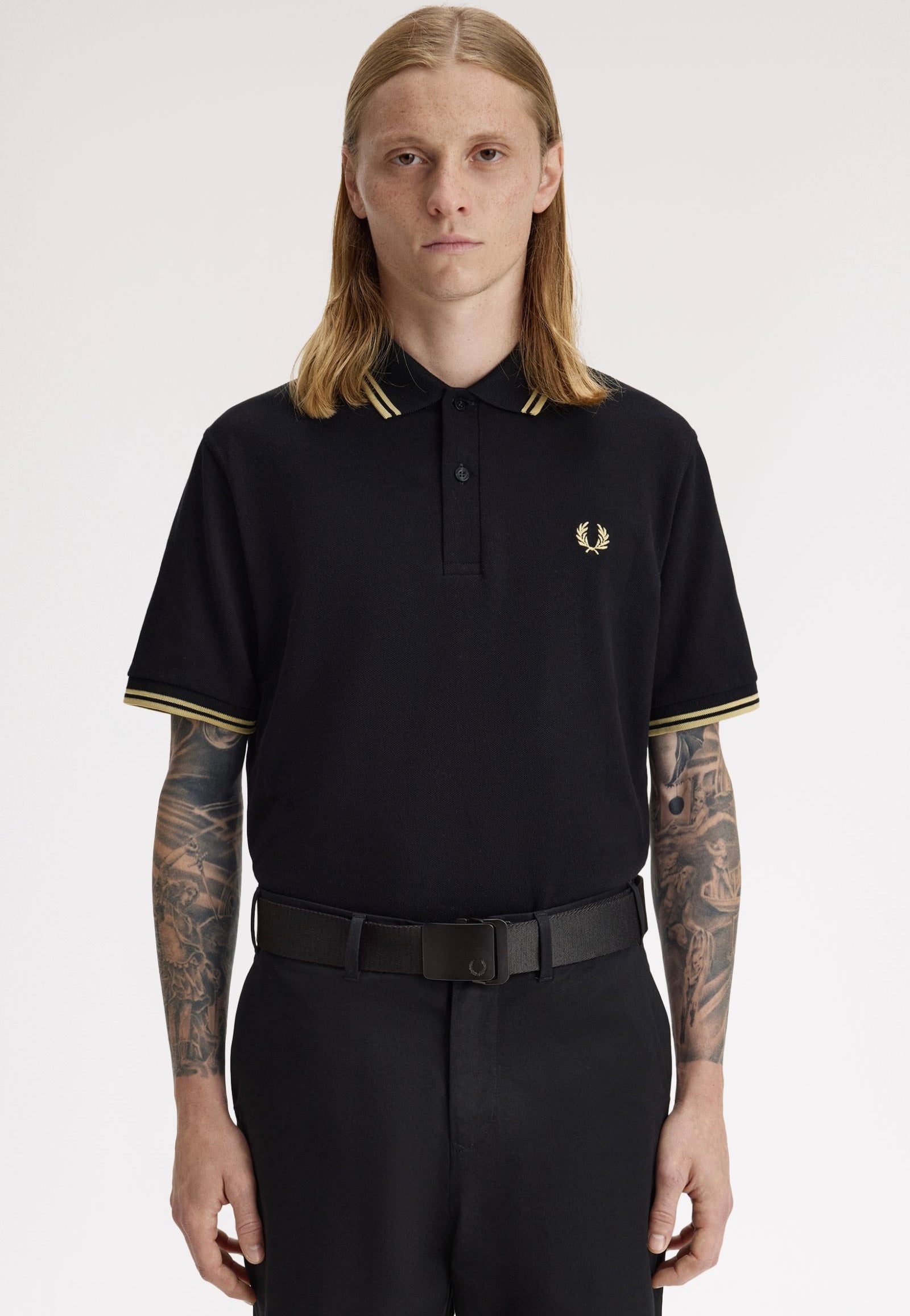 Fred Perry - Plain Webbing Black - Belt | Men-Image