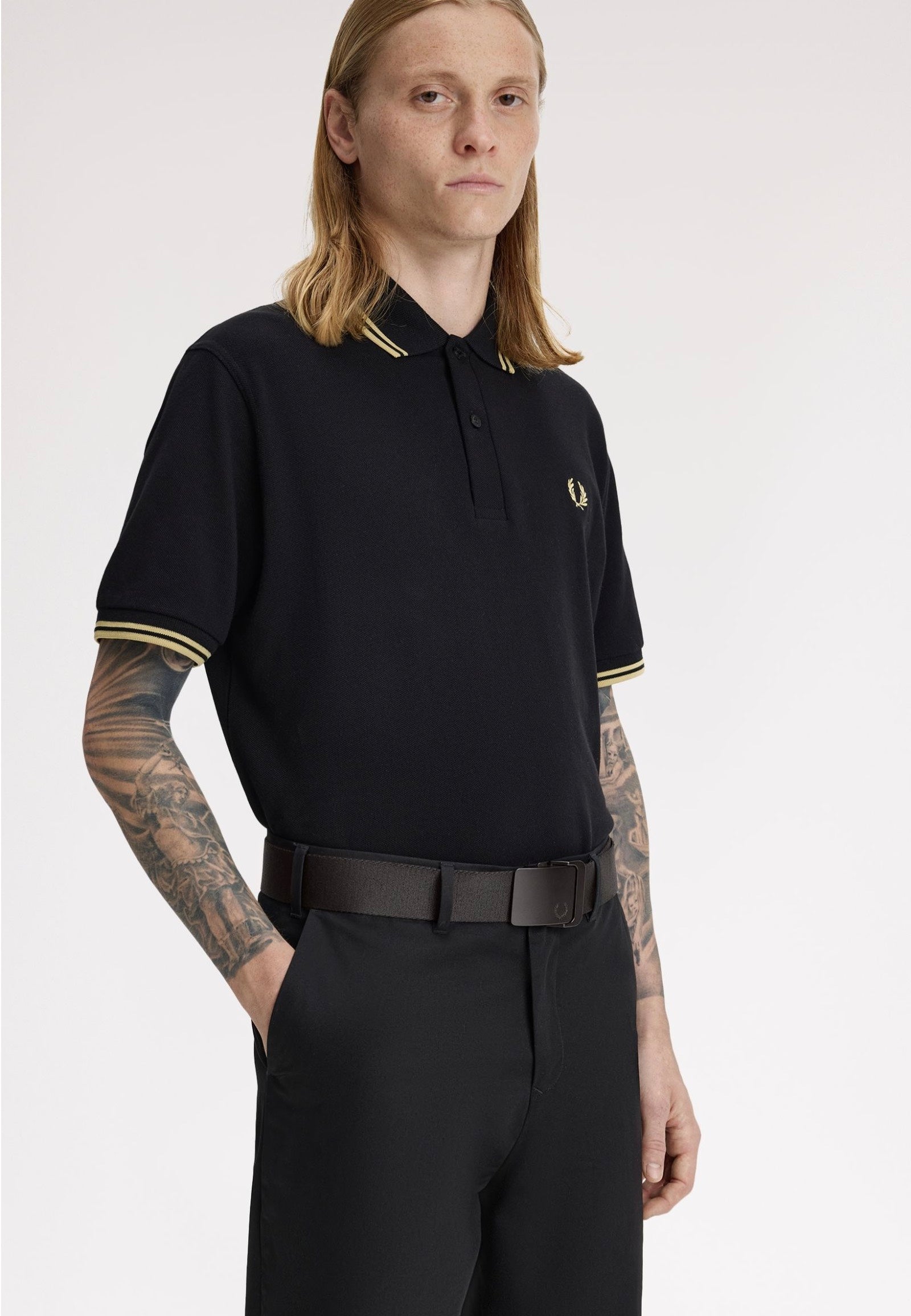 Fred Perry - Plain Webbing Black - Belt | Men-Image
