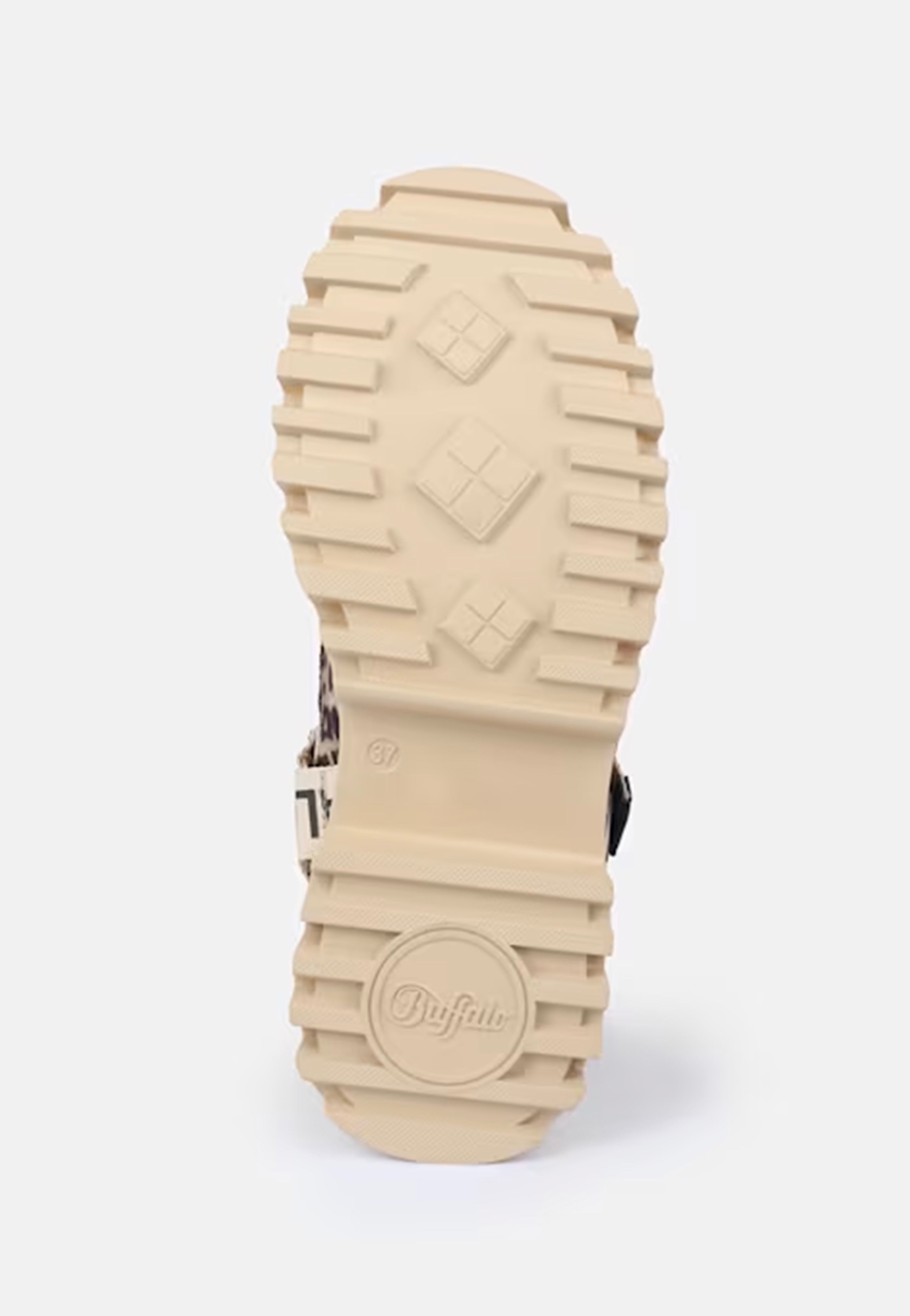 Buffalo - Aspen Com Mid Warm Vegan Beige/Black/Leo - Girl Shoes | Women-Image