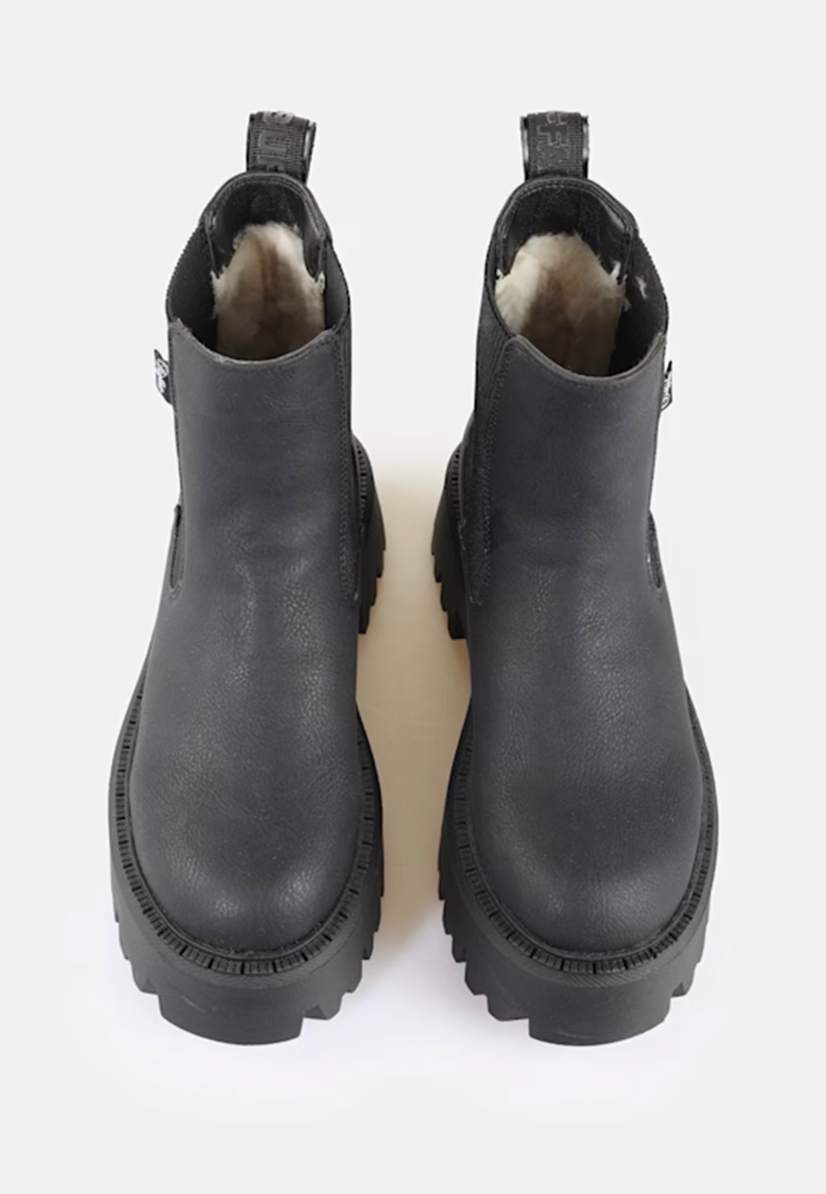 Buffalo - Aspen Chelsea Warm Vegan Nappa Black - Girl Shoes | Women-Image