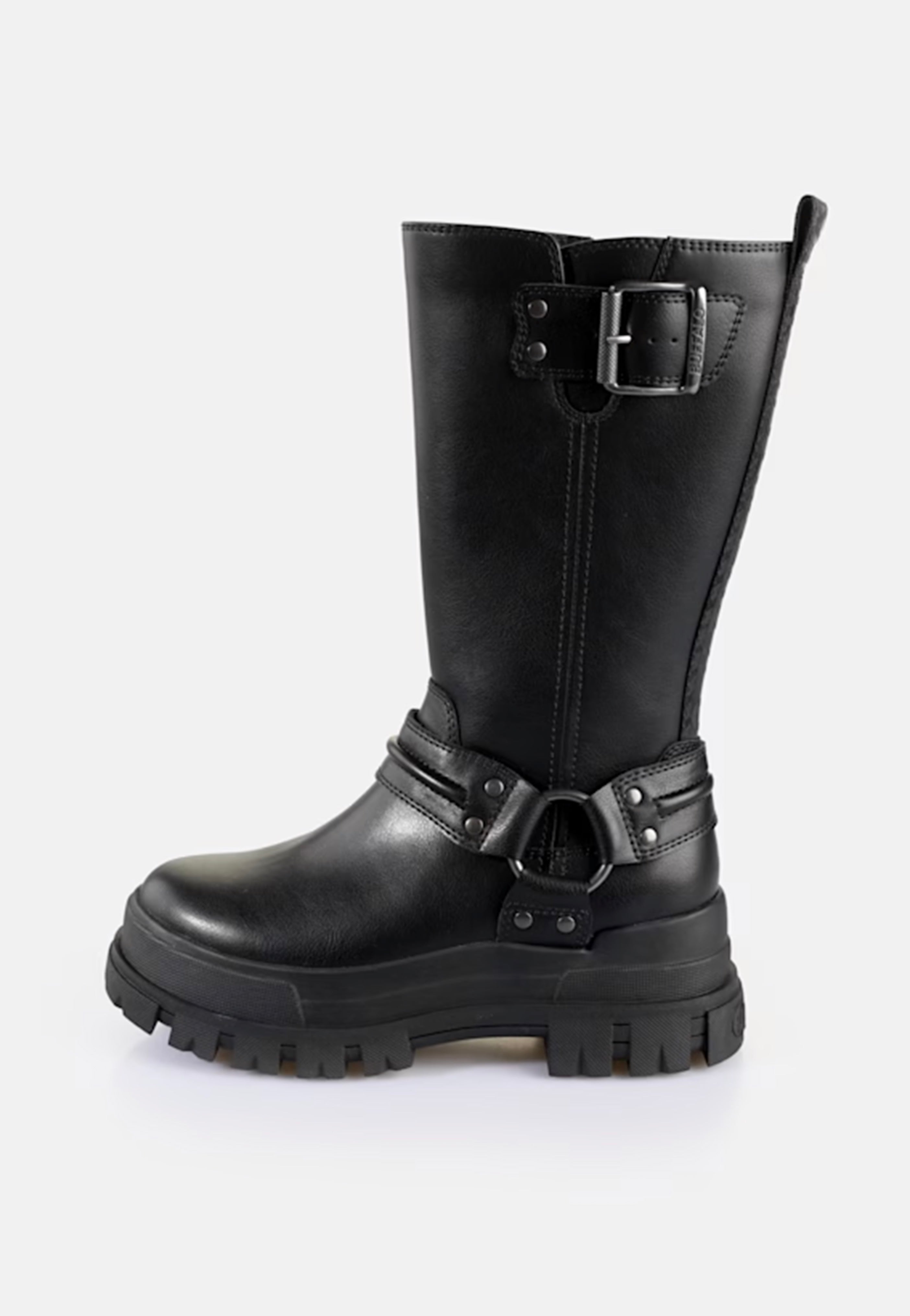 Buffalo - Aspha Biker Boot Hi Vegan Nappa Black - Girl Shoes | Women-Image