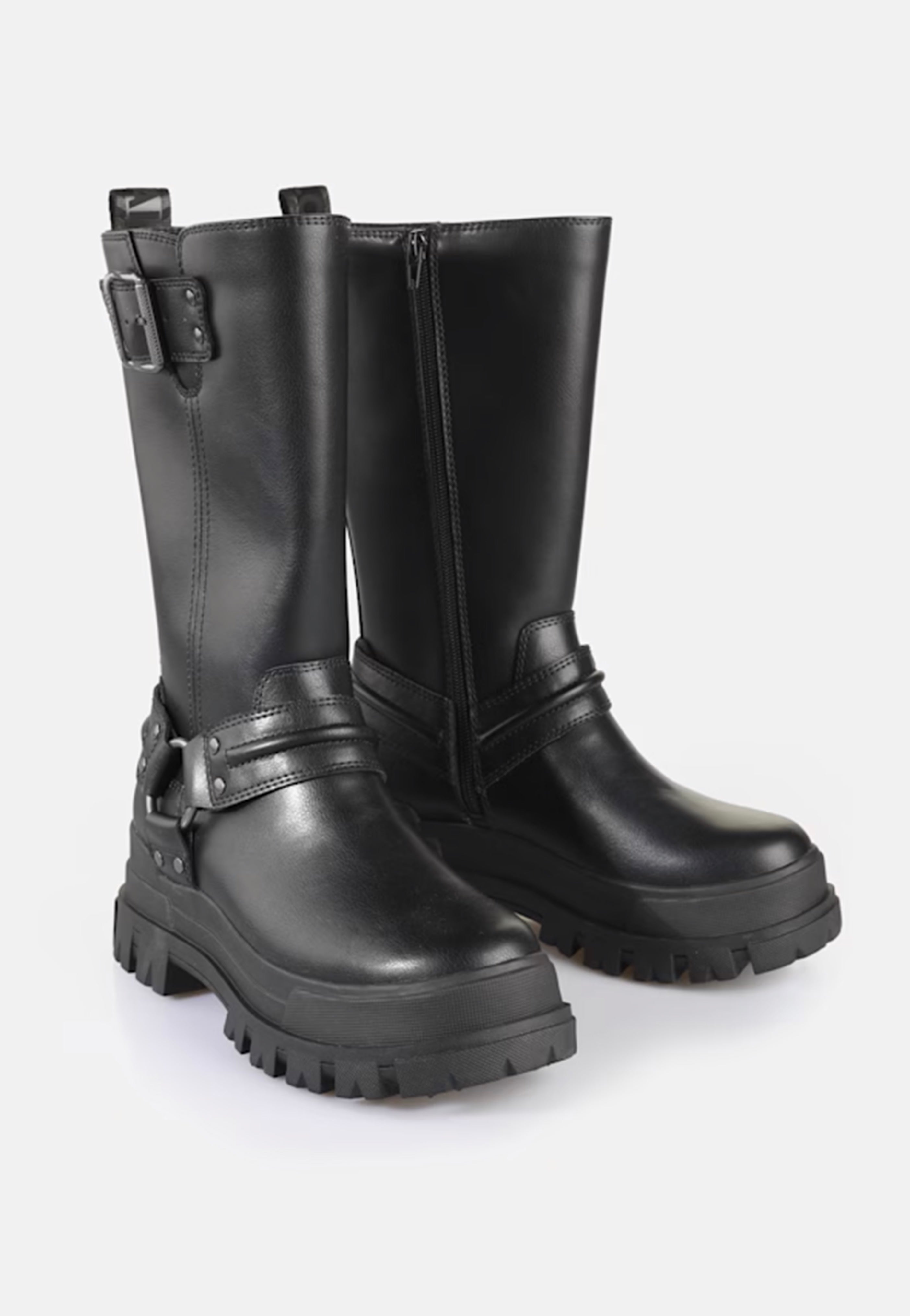 Buffalo - Aspha Biker Boot Hi Vegan Nappa Black - Girl Shoes | Women-Image