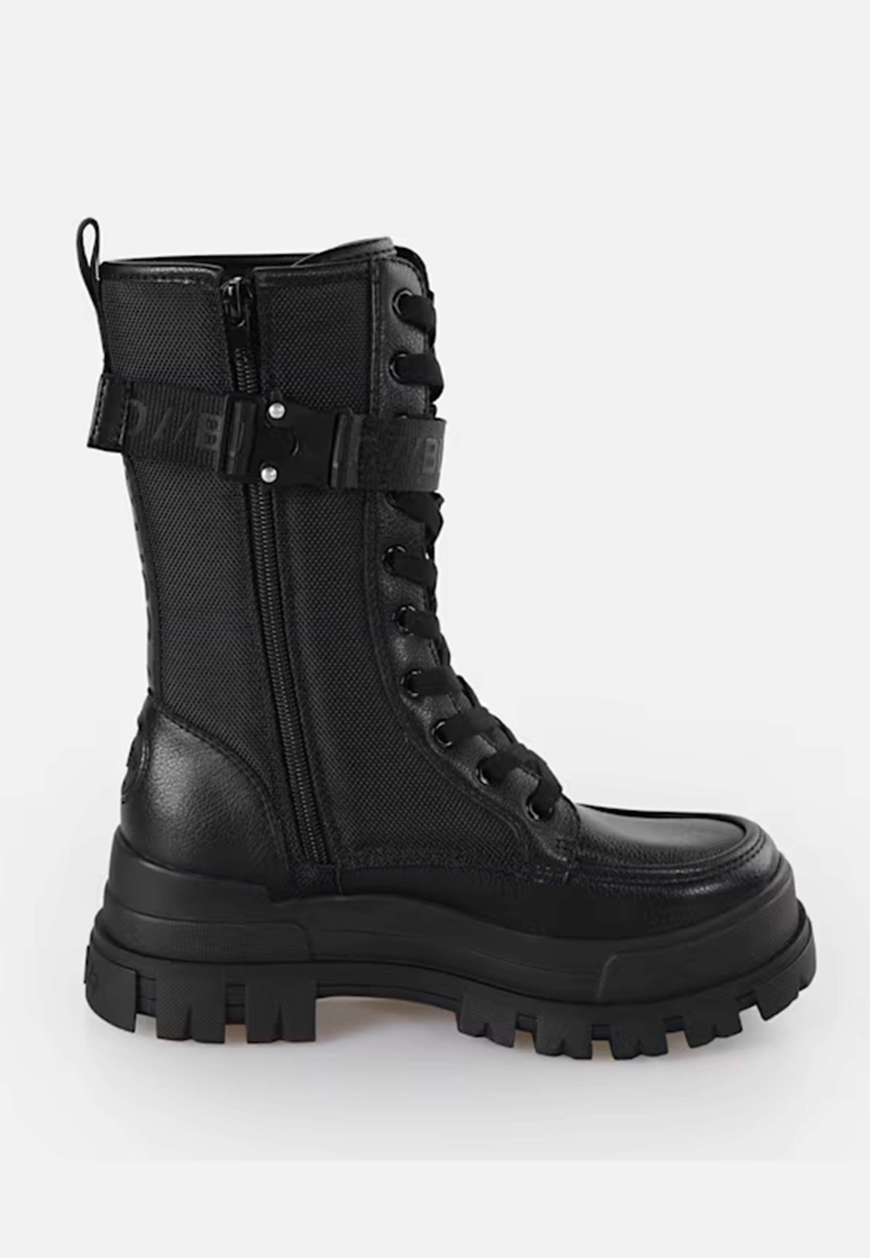 Buffalo - Aspha Com Hi Vegan Black - Girl Shoes | Women-Image