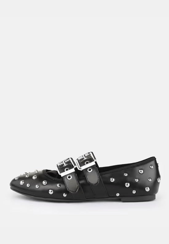 Buffalo - Daphne Stud Vegan Nappa Black - Girl Sandals | Women-Image