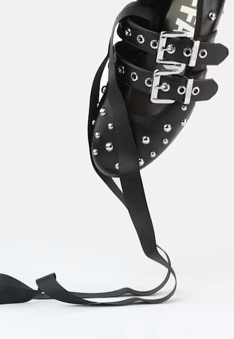 Buffalo - Daphne Stud Vegan Nappa Black - Girl Sandals | Women-Image