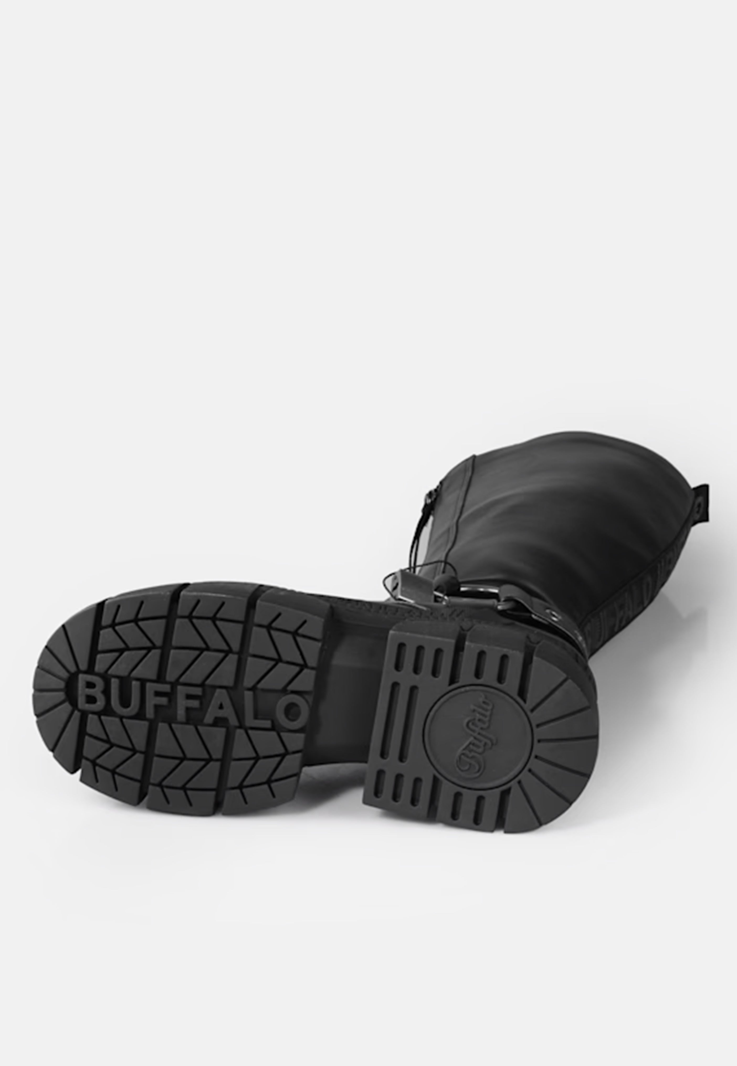 Buffalo - Gospher Biker Hi Vegan Nappa Black - Girl Shoes | Women-Image