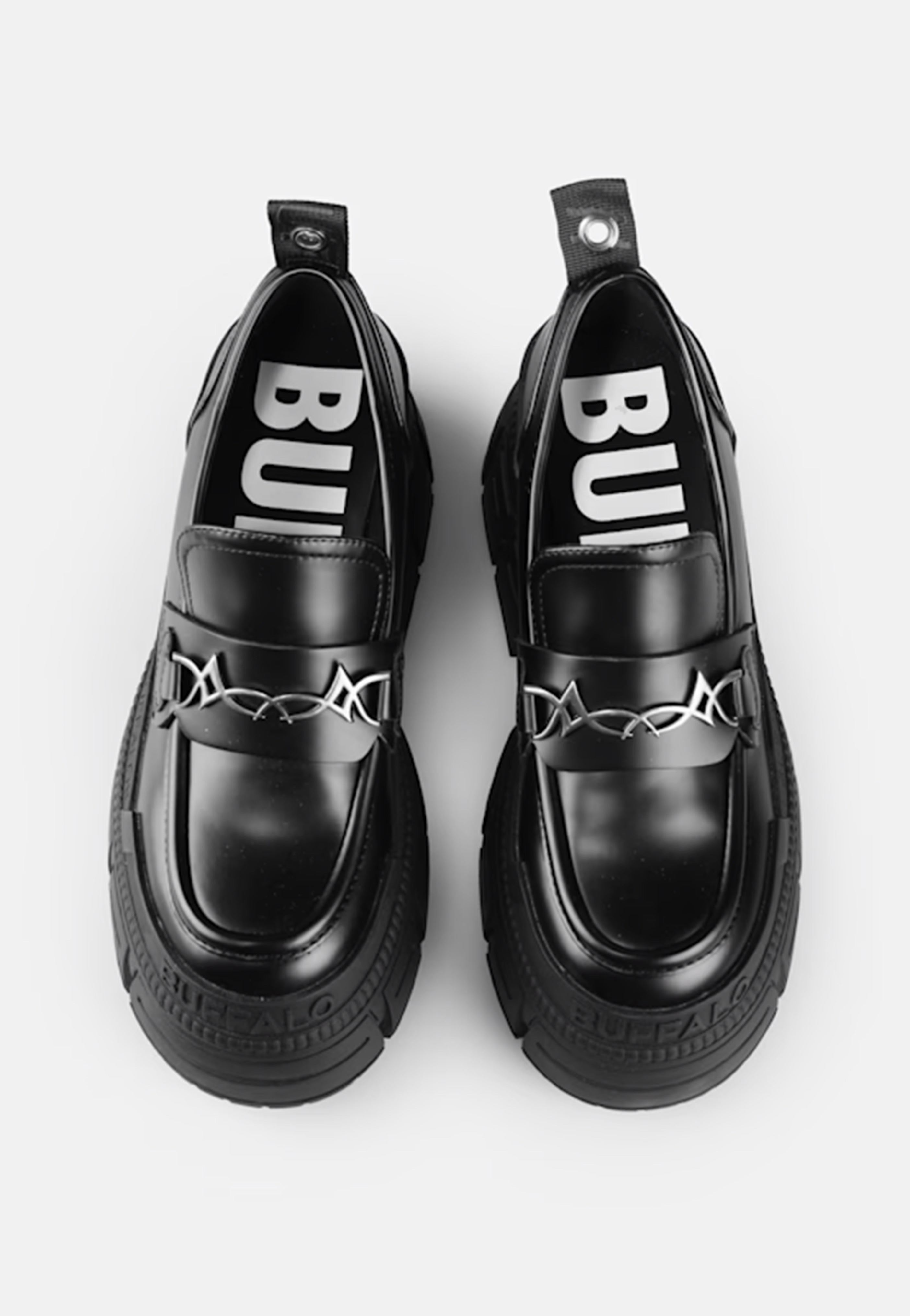 Buffalo - Gospher Loafer Tribal Vegan Box Black - Girl Shoes | Women-Image