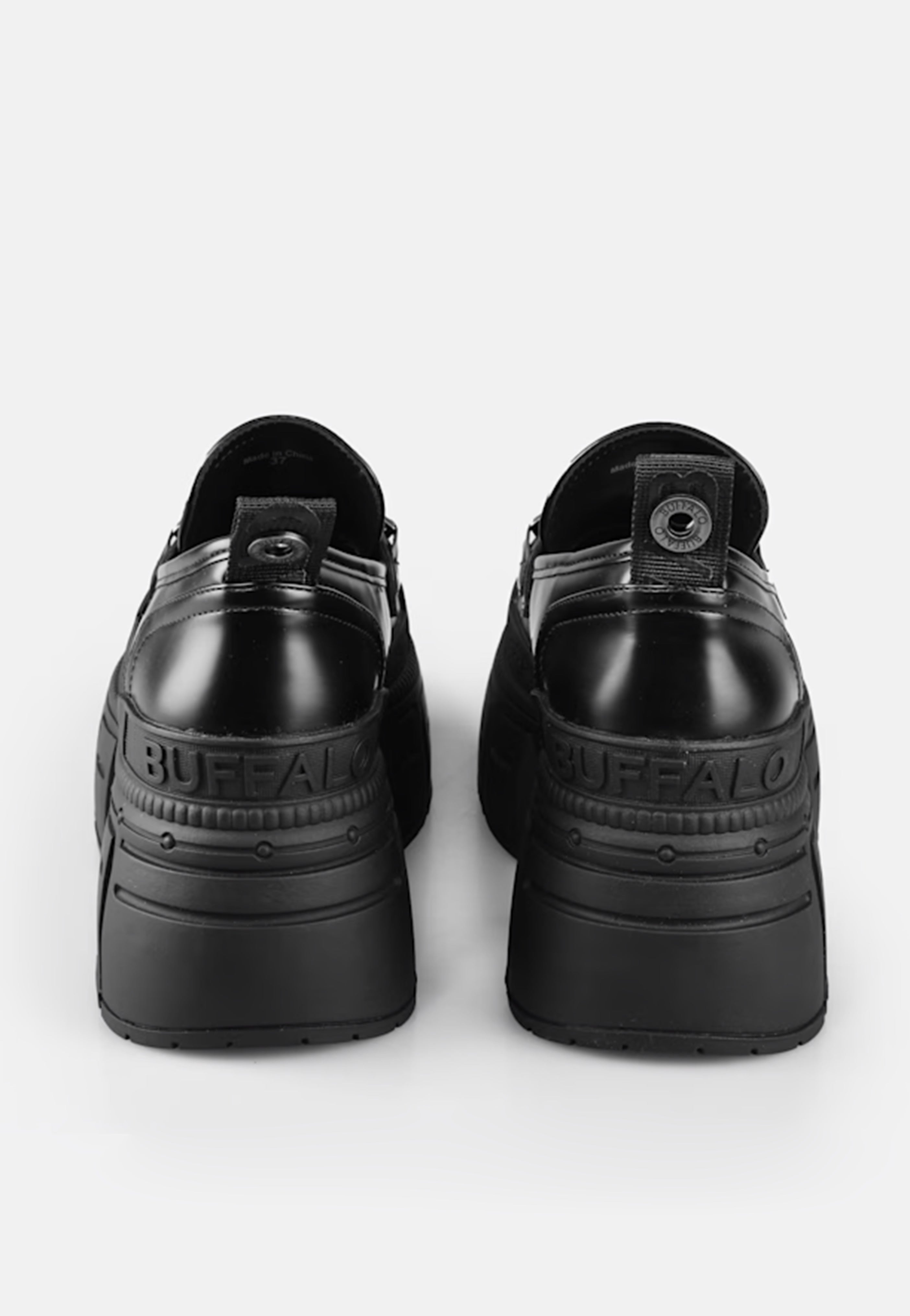 Buffalo - Gospher Loafer Tribal Vegan Box Black - Girl Shoes | Women-Image