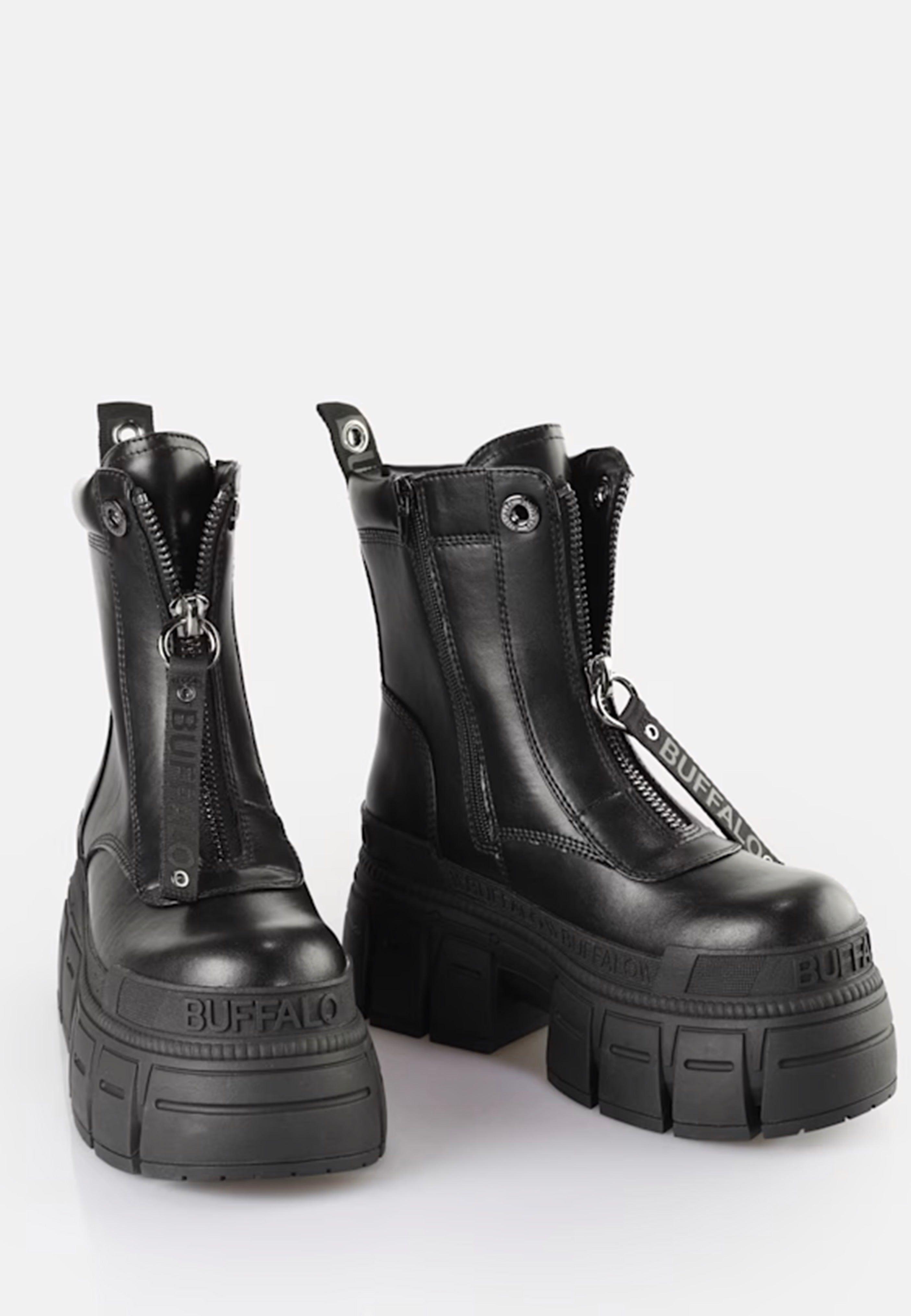 Buffalo - Gospher Zip Boot Vegan Nappa Black - Girl Shoes | Women-Image