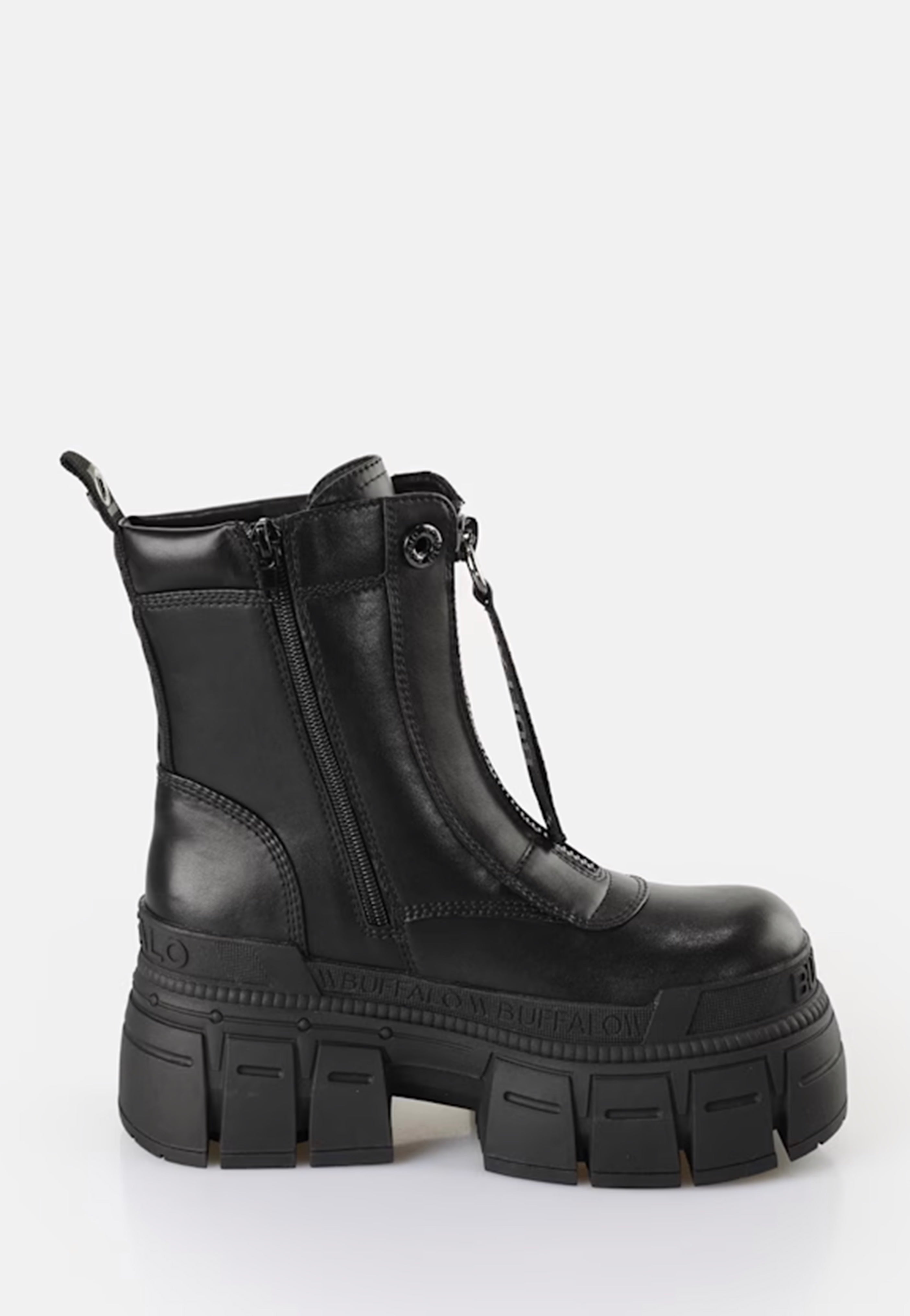 Buffalo - Gospher Zip Boot Vegan Nappa Black - Girl Shoes | Women-Image