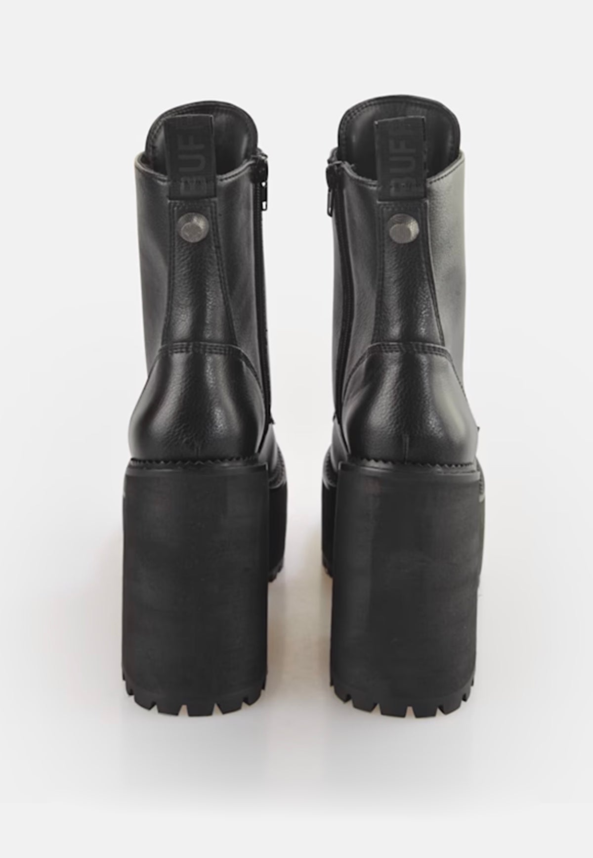 Buffalo Killah Lace Up Mid Vegan Nappa Black Dámské boty | Women-Image