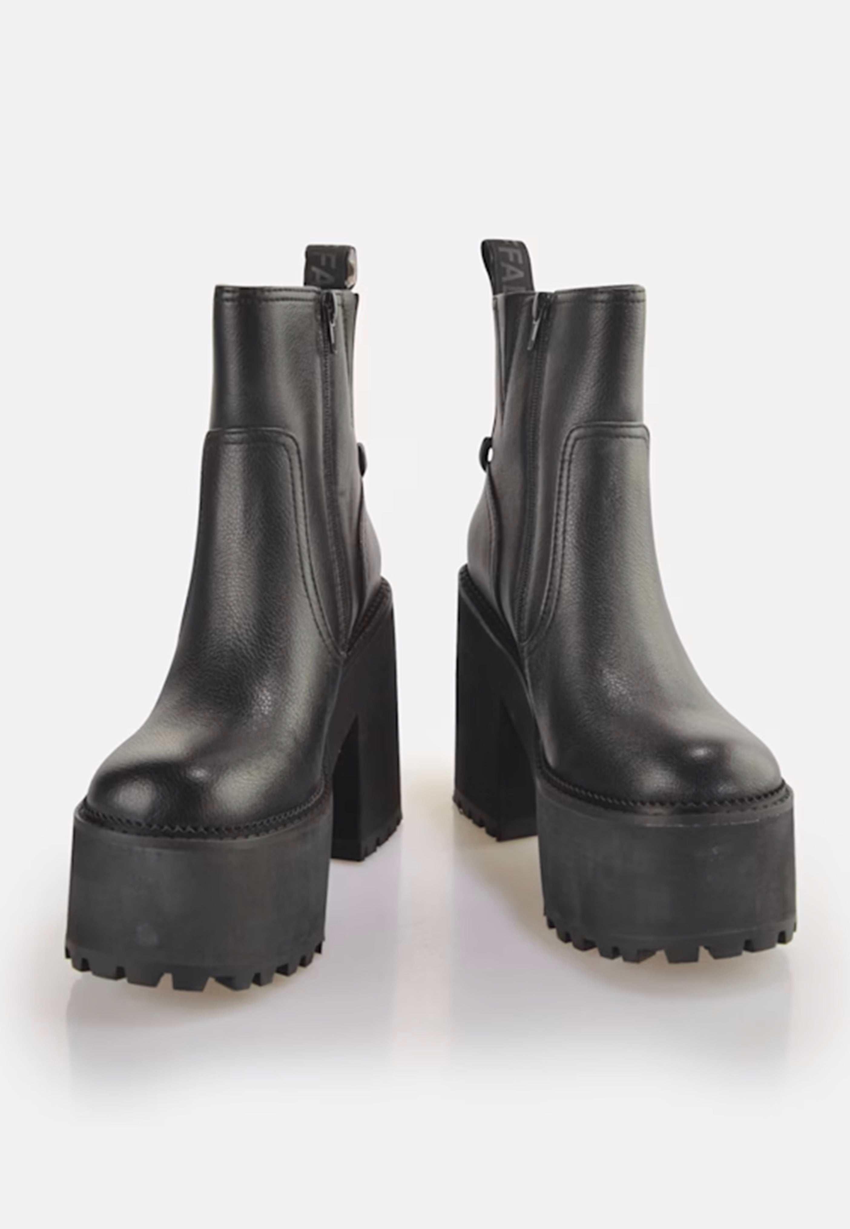 Buffalo - Killah Zip Boot Mid Vegan Nappa Black - Girl Shoes | Women-Image