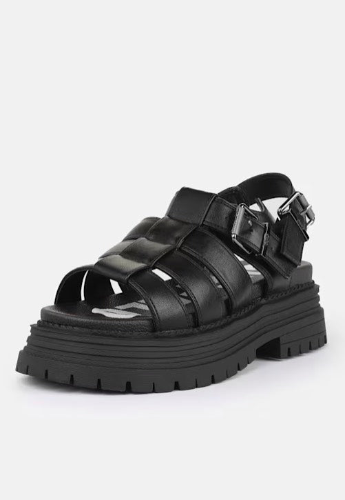 Buffalo - Lennox Fisher Vegan Nappa Black - Girl Sandals | Women-Image