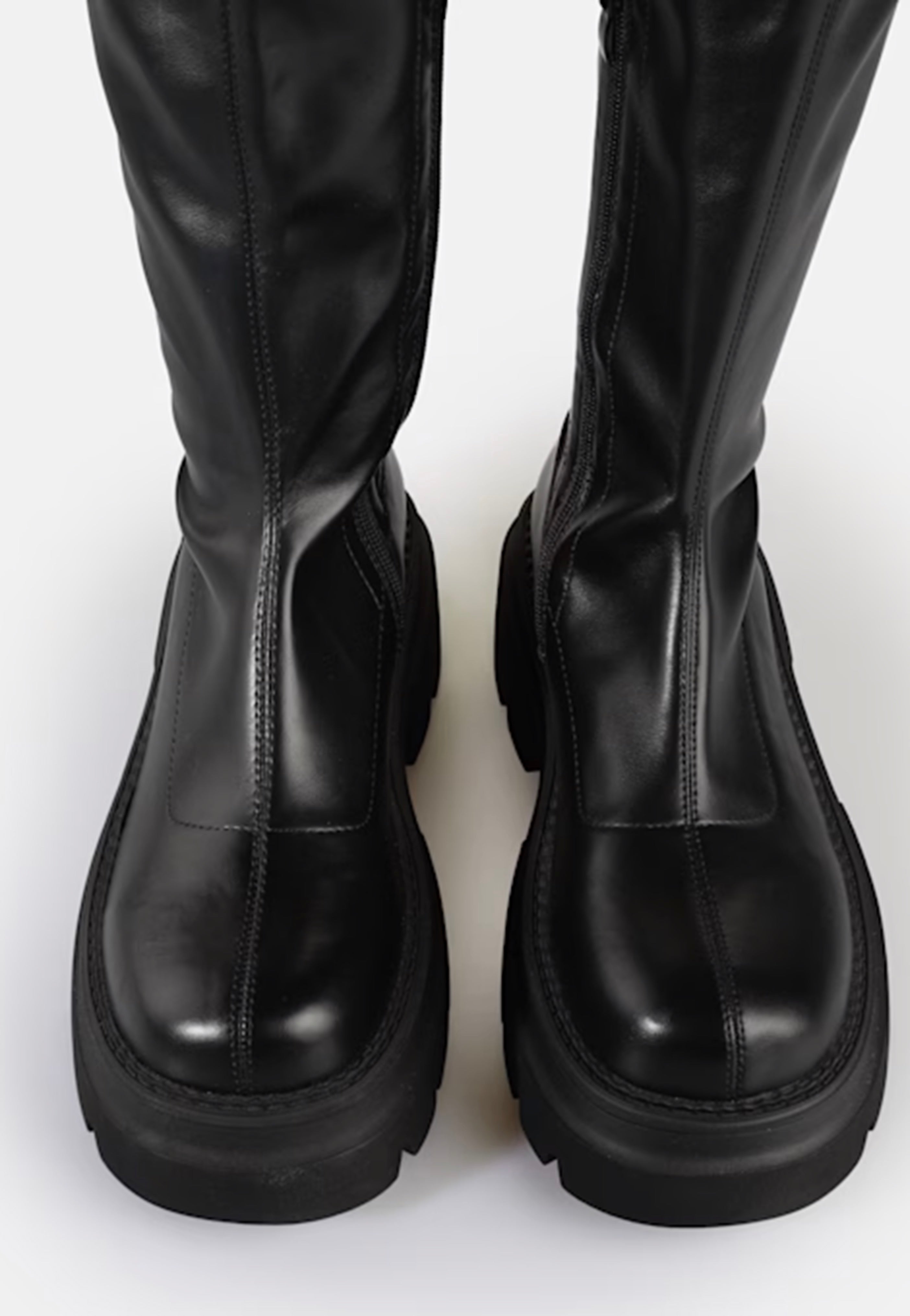 Buffalo - Mave Overknee Vegan Nappa Black - Girl Shoes | Women-Image