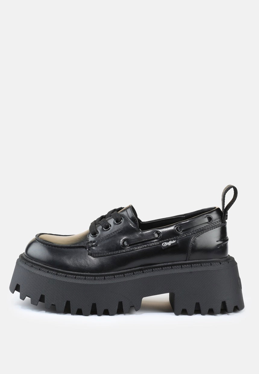 Buffalo - Aspen Boat Vegan Nappa Black - Girl Shoes | Women-Image