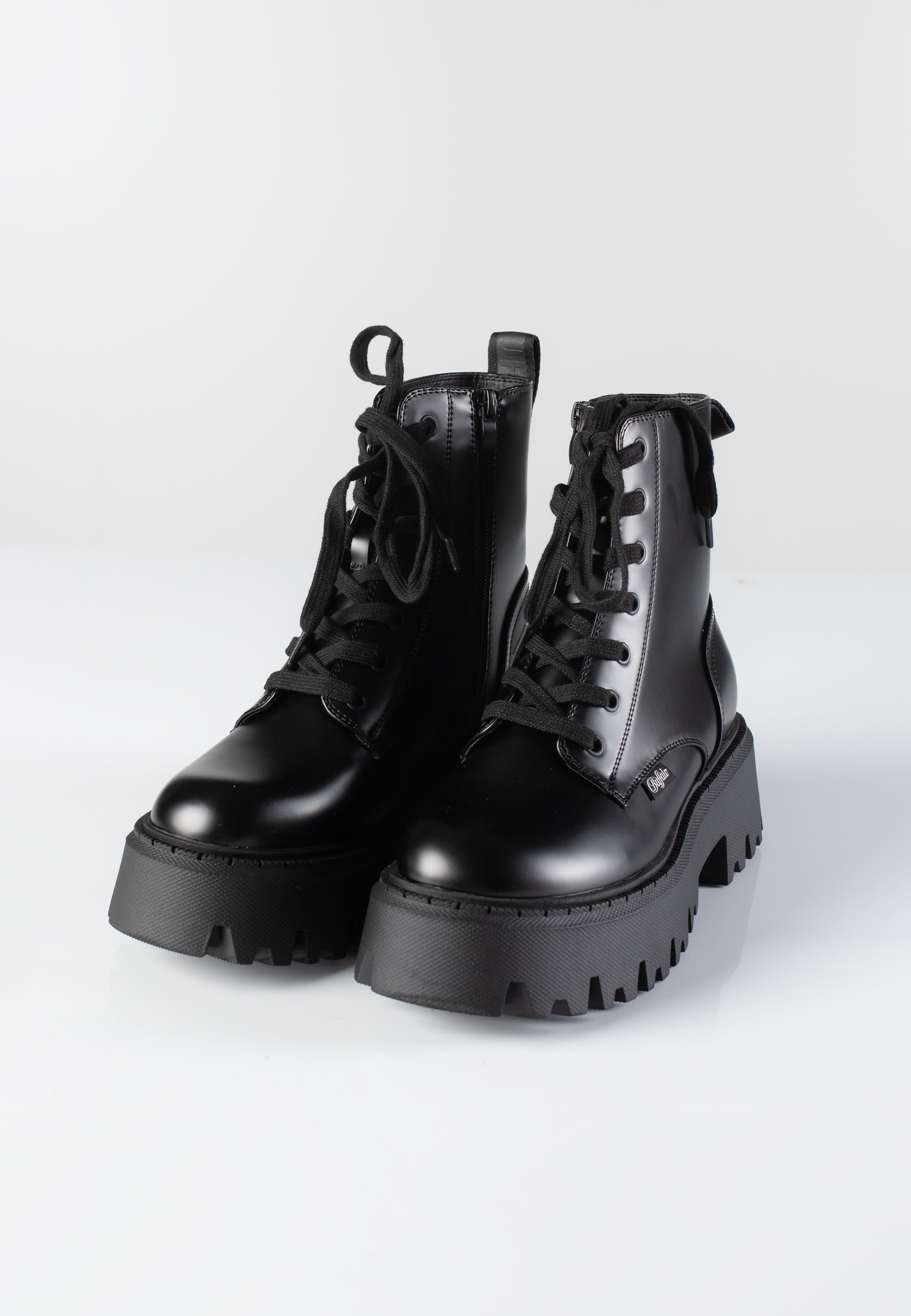 Buffalo - Aspen Lace Up Black - Girl Shoes | Women-Image