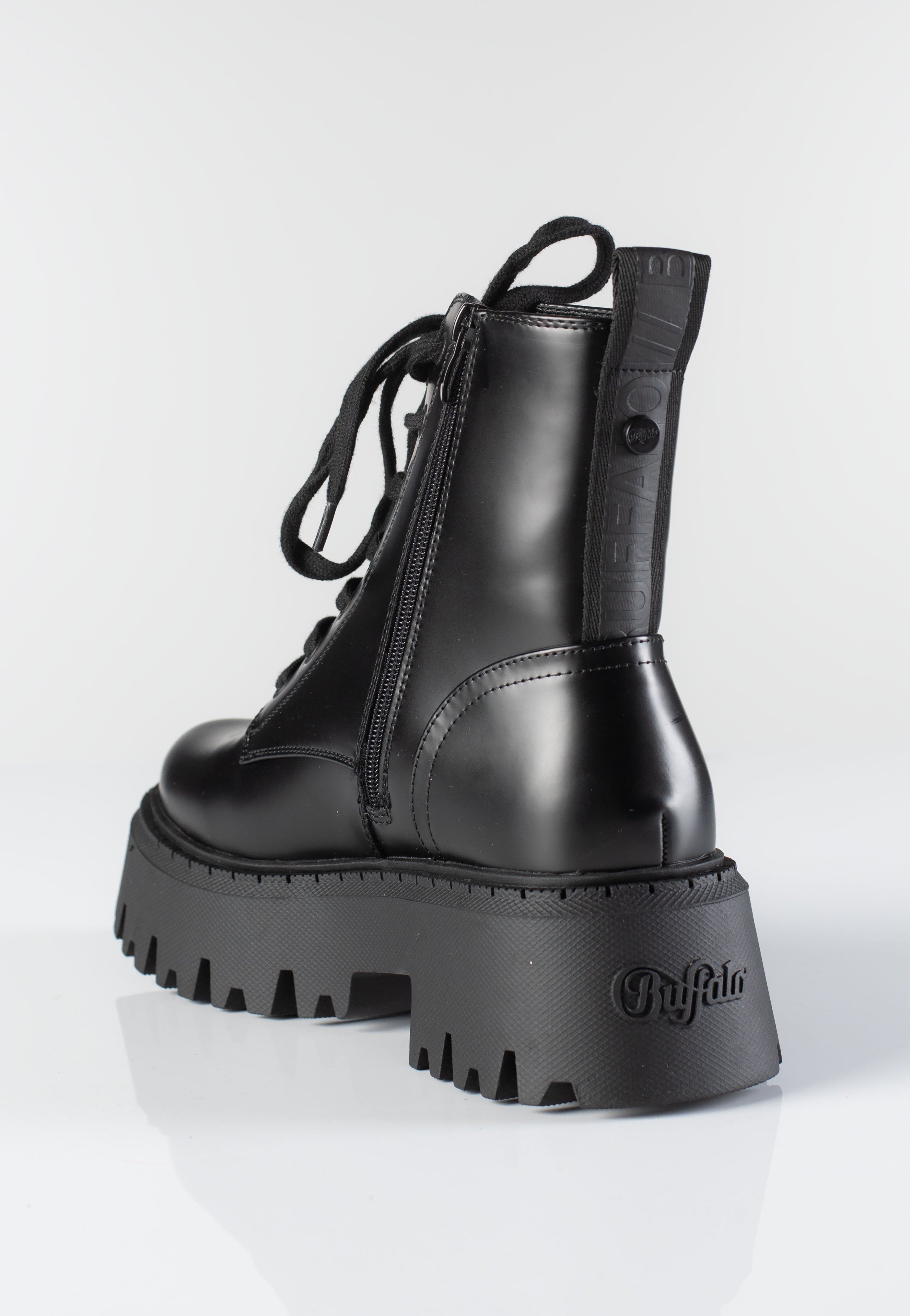 Buffalo - Aspen Lace Up Black - Girl Shoes | Women-Image