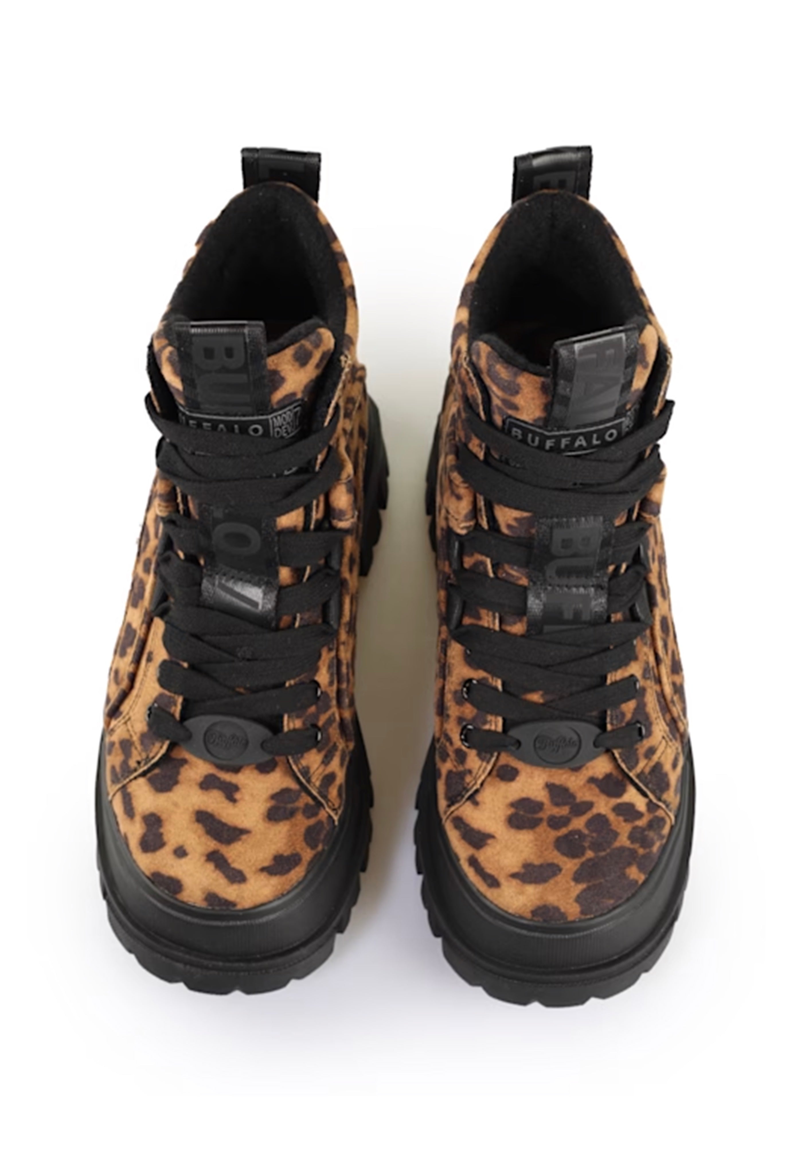Buffalo - Aspha N Mid Black/Beige Leo - Girl Shoes | Women-Image