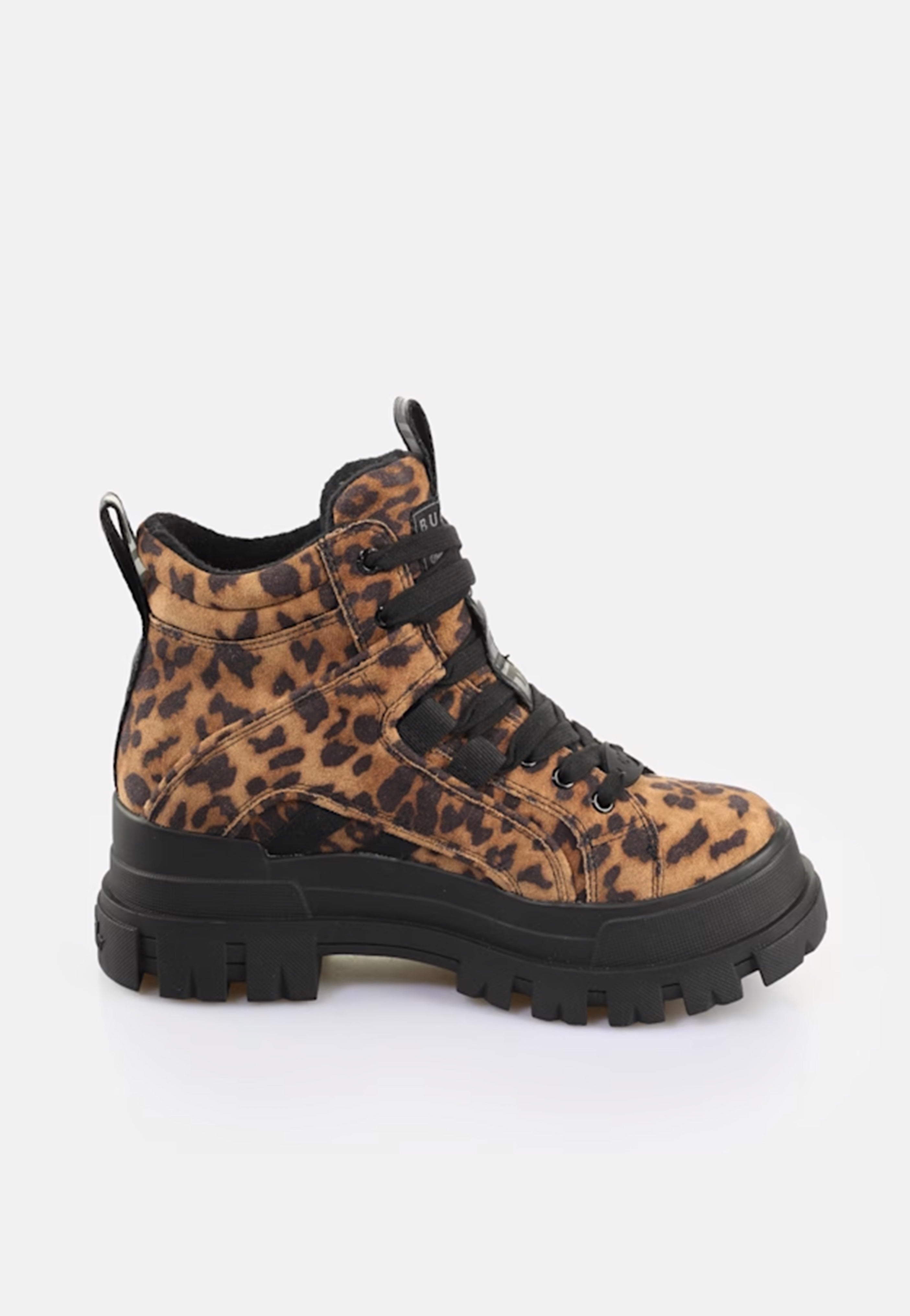 Buffalo - Aspha N Mid Black/Beige Leo - Girl Shoes | Women-Image