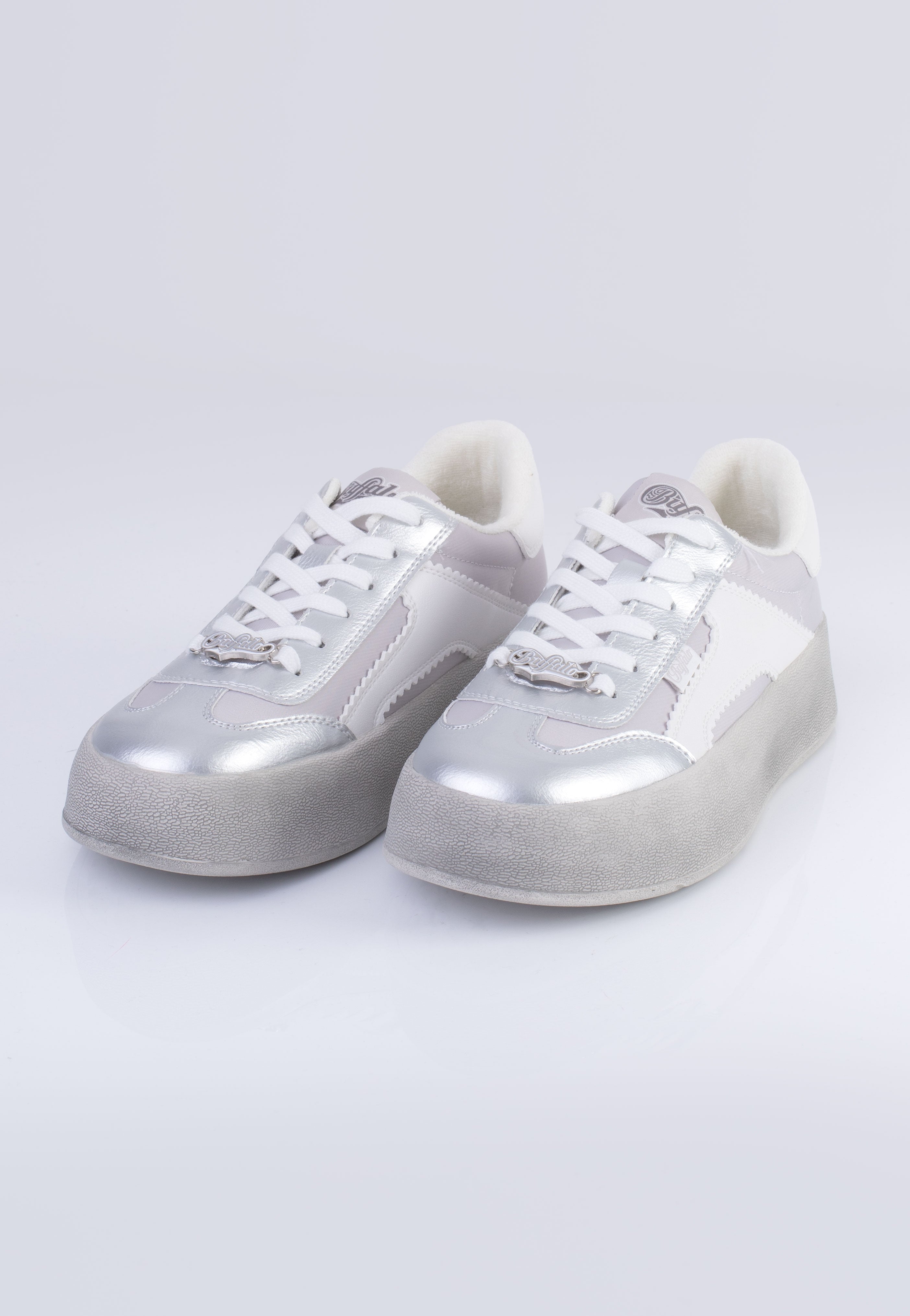 Buffalo - Cajo Silver/White - Girl Shoes | Women-Image